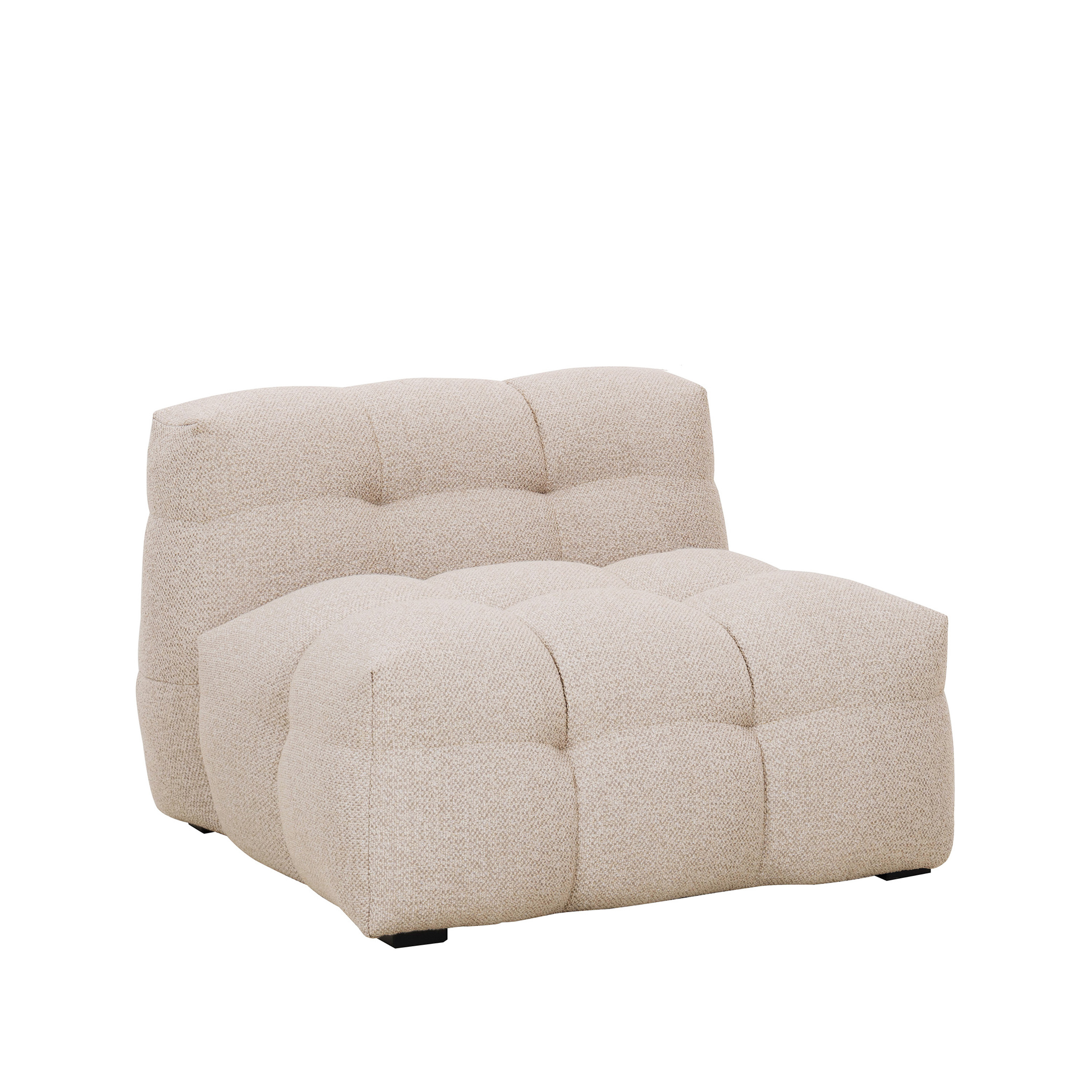 Billie Loungetuoli Beige Bouclé 89cm