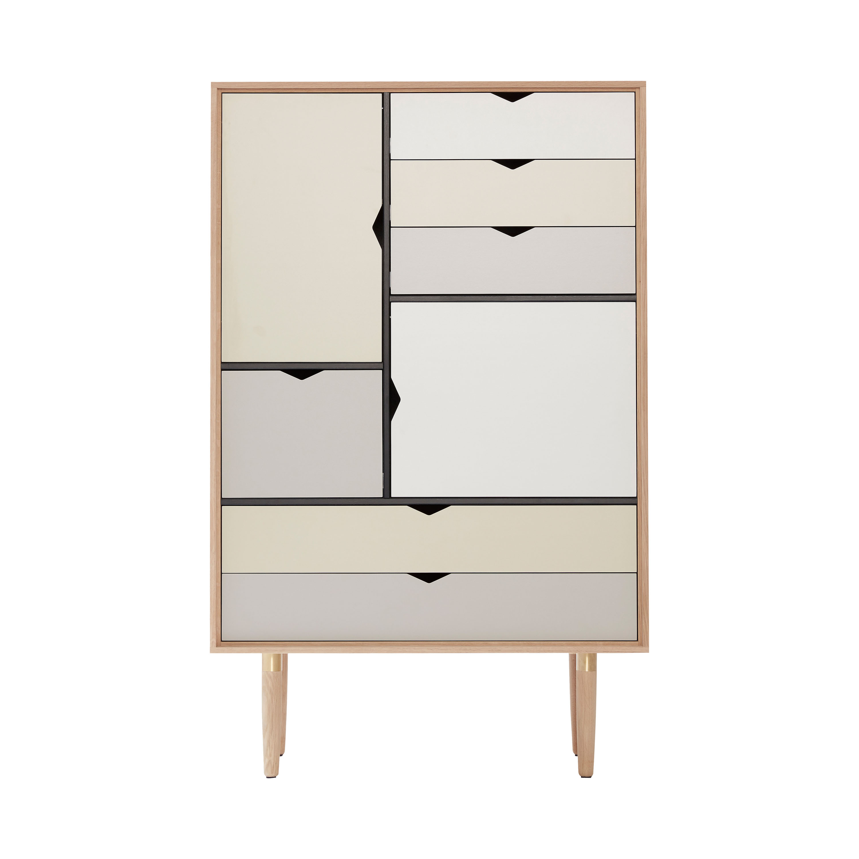 S5 Skåp Såpad Ek/Multi Sand 83x132