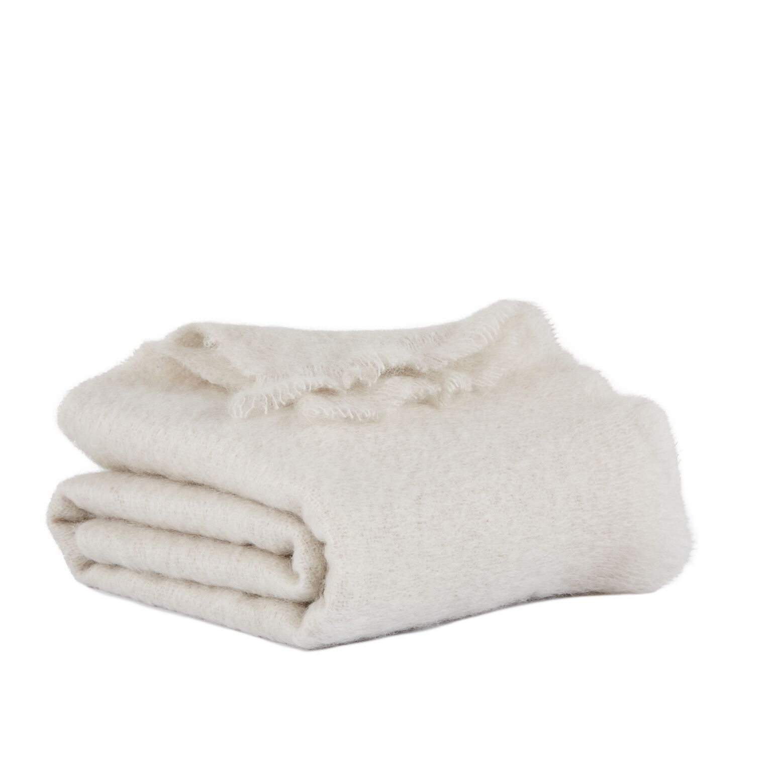 Senzo Pläd Mohair Offwhite 130x170