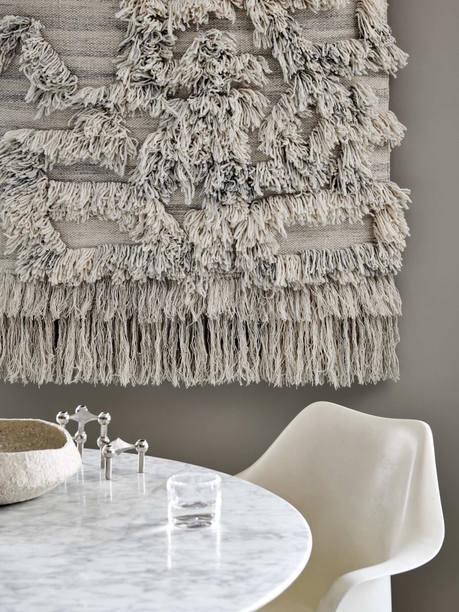 Classic Collection Rio Väggbonad Ivory/Melange 100x100