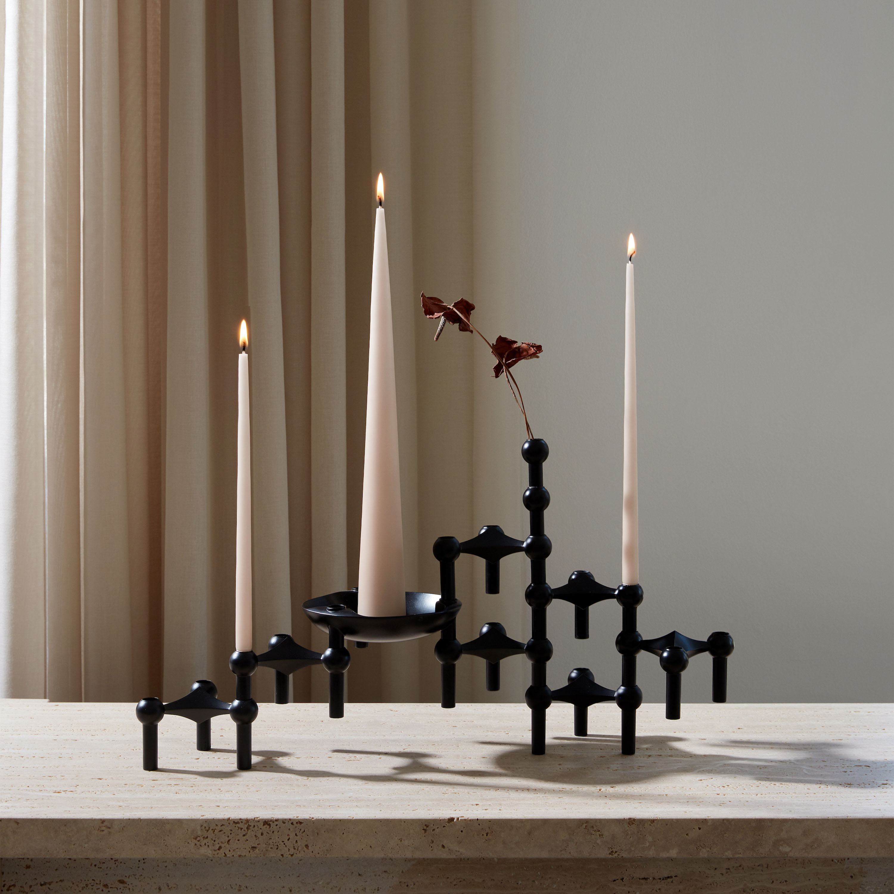 Stoff STOFF Nagel Kynttilänjalka Black