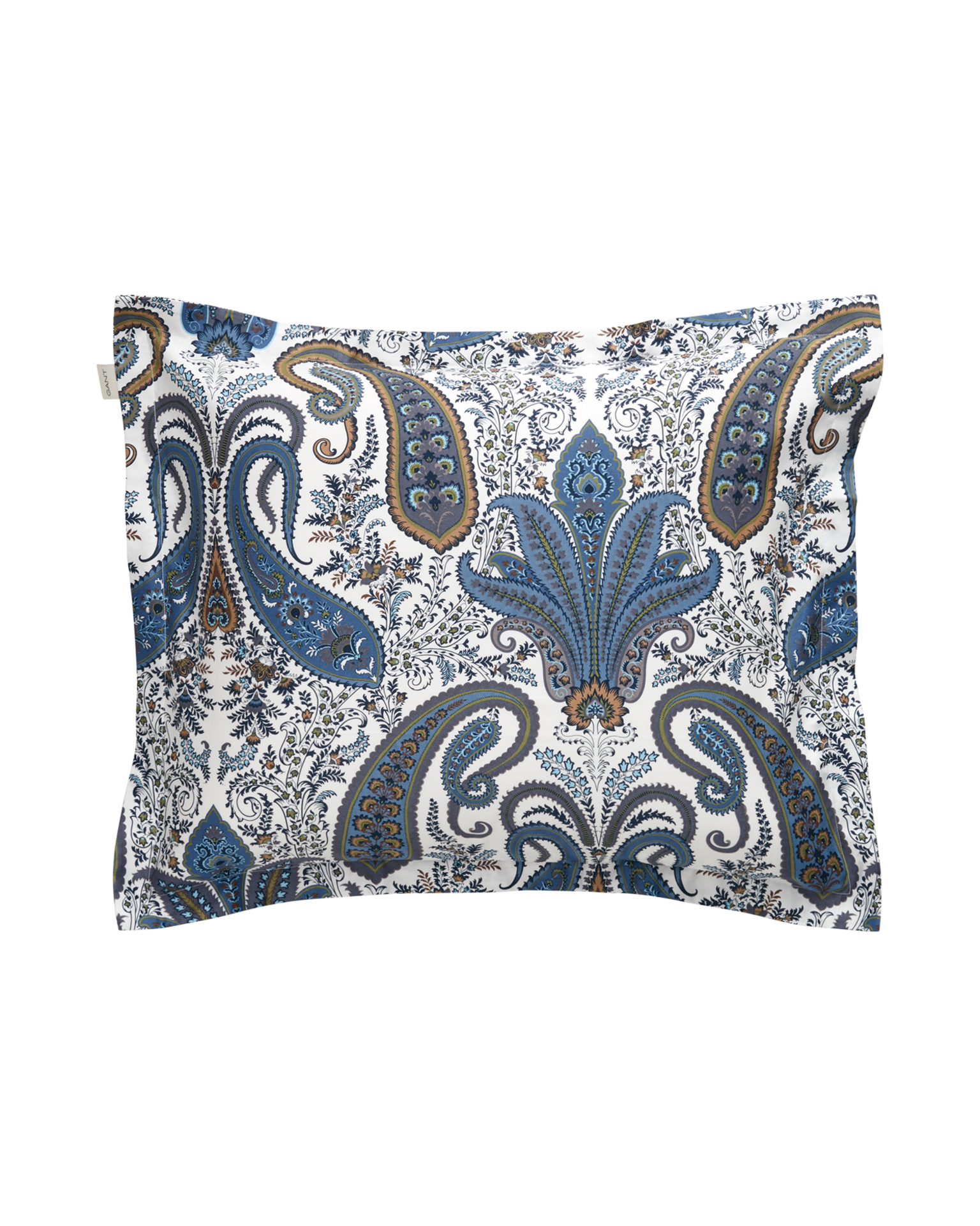 Key West Paisley Örngott Sateen Blue 50x60