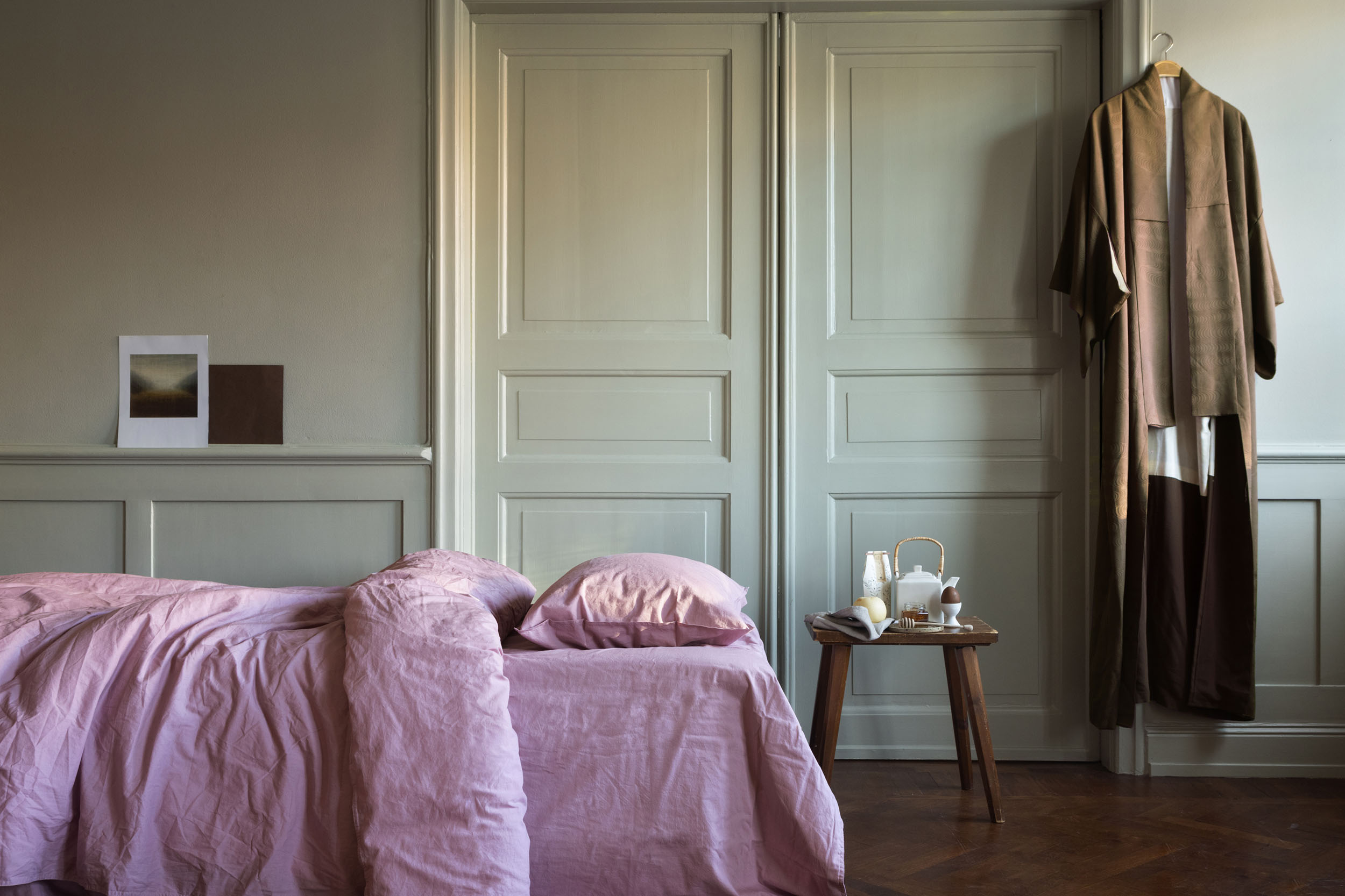 Midnatt Påslakan Aster Enkel