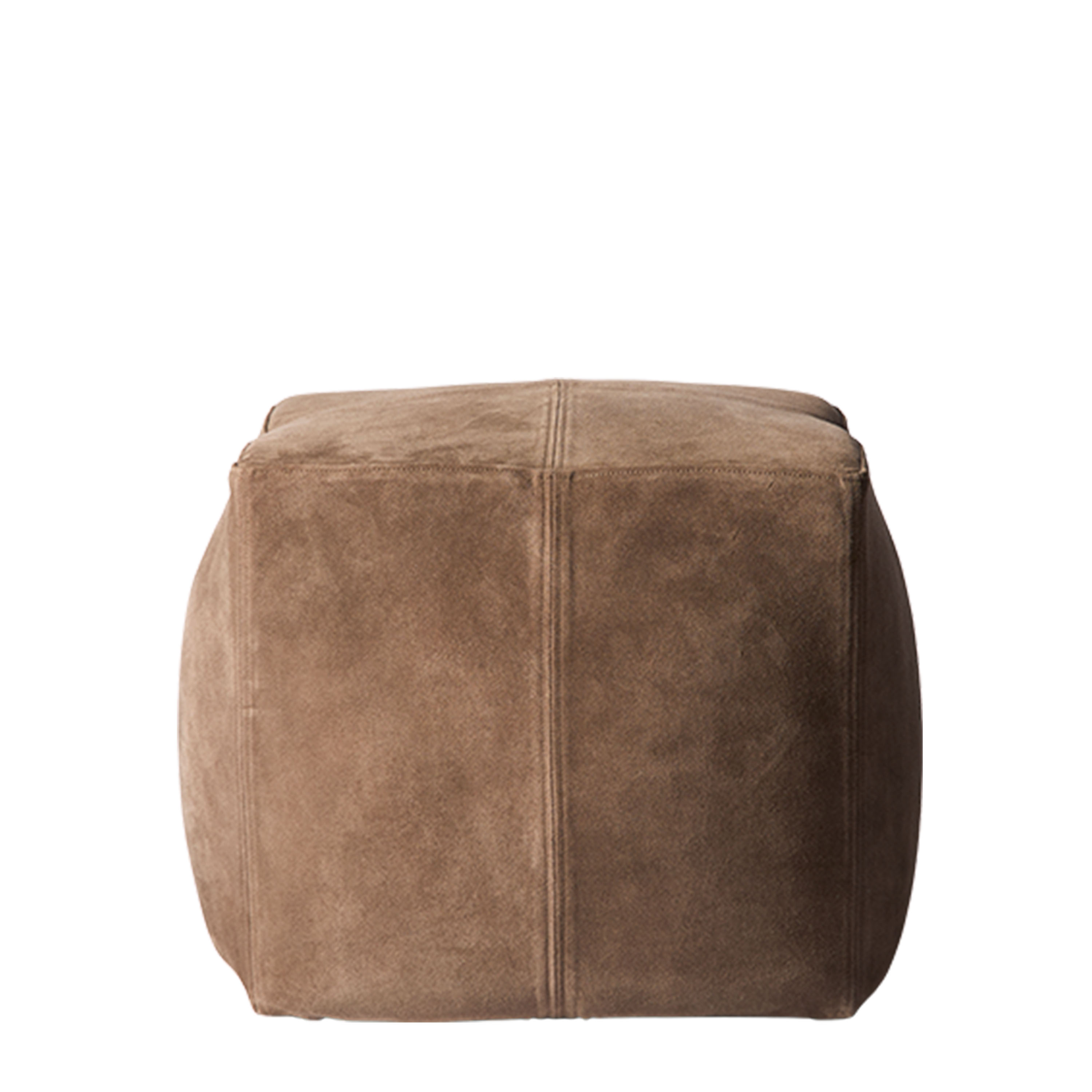 Muubs Bronx Sittpuff Brown Suede Large