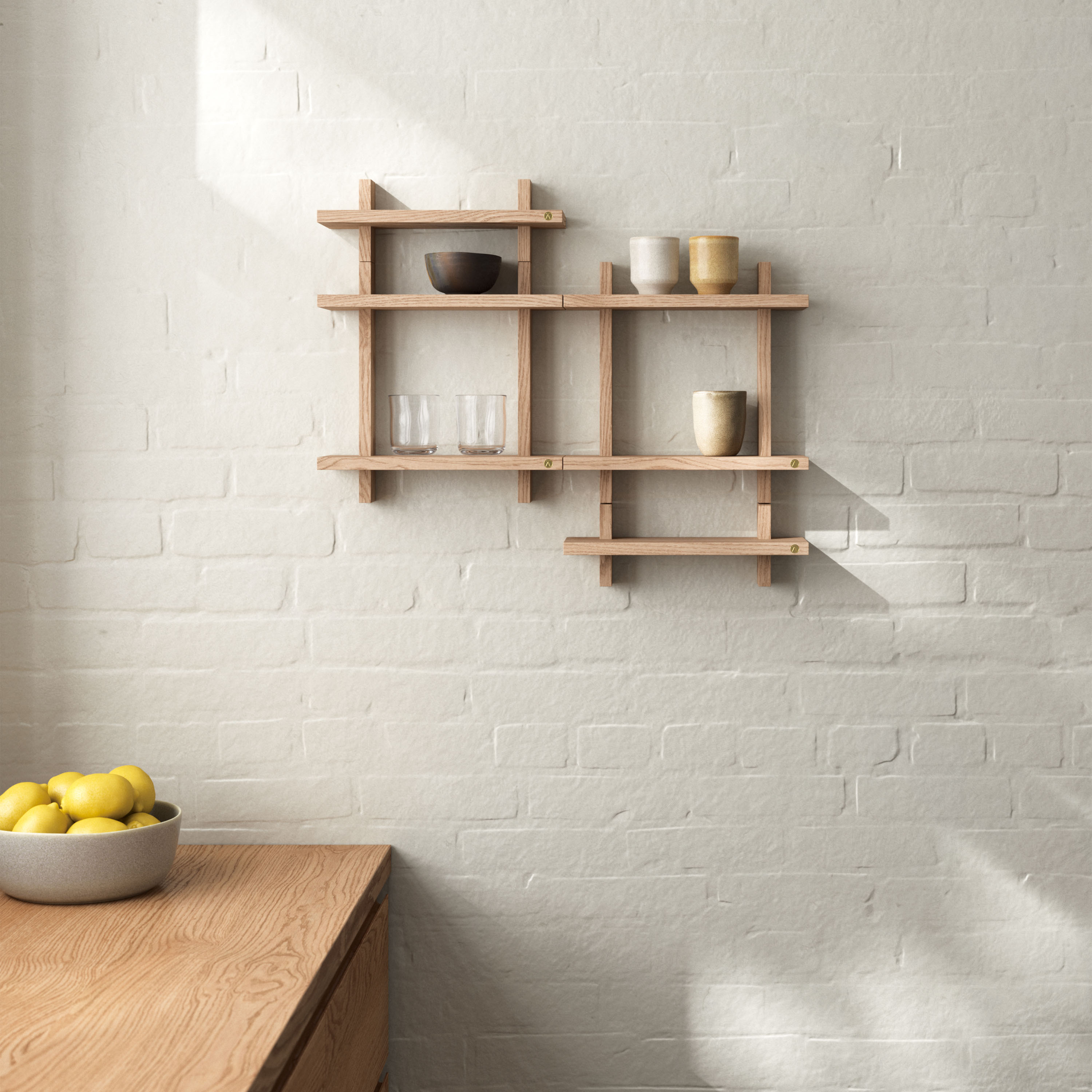 Andersen Furniture Treat Double Vegghylle Eik Small