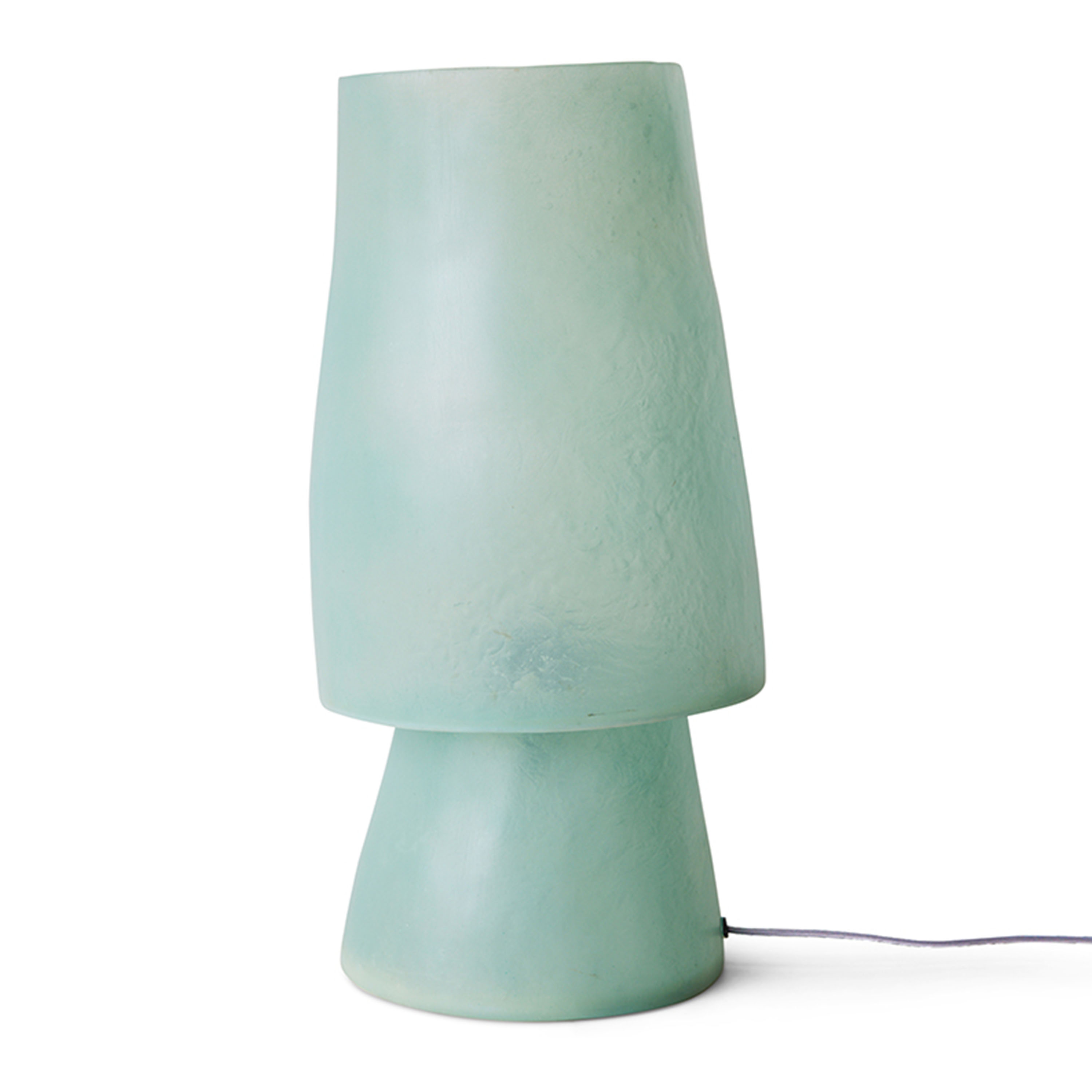 Glassfiber Pöytävalaisin Petrol Blue 51 cm