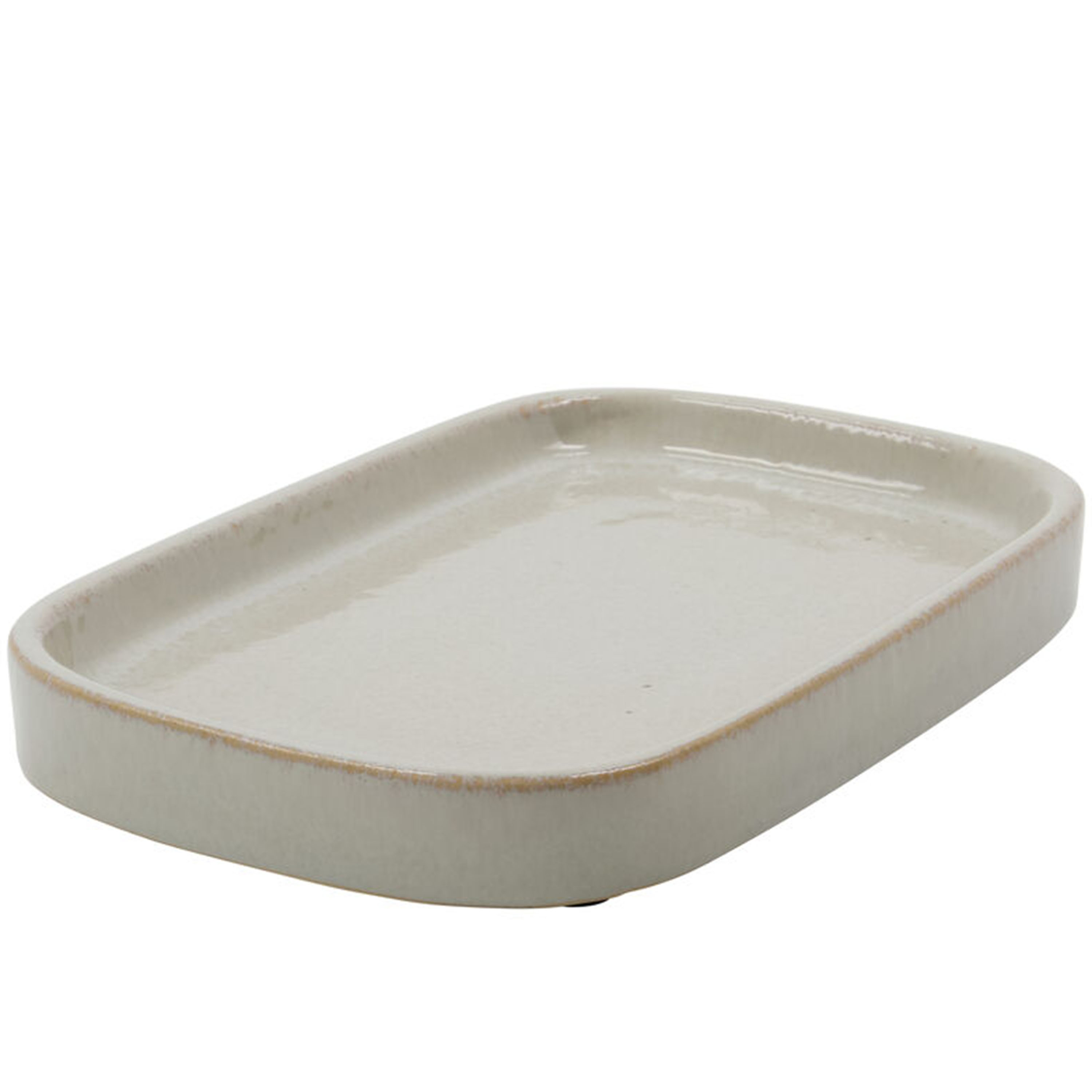 Meraki Datura Bricka Shellish Grey 16x24