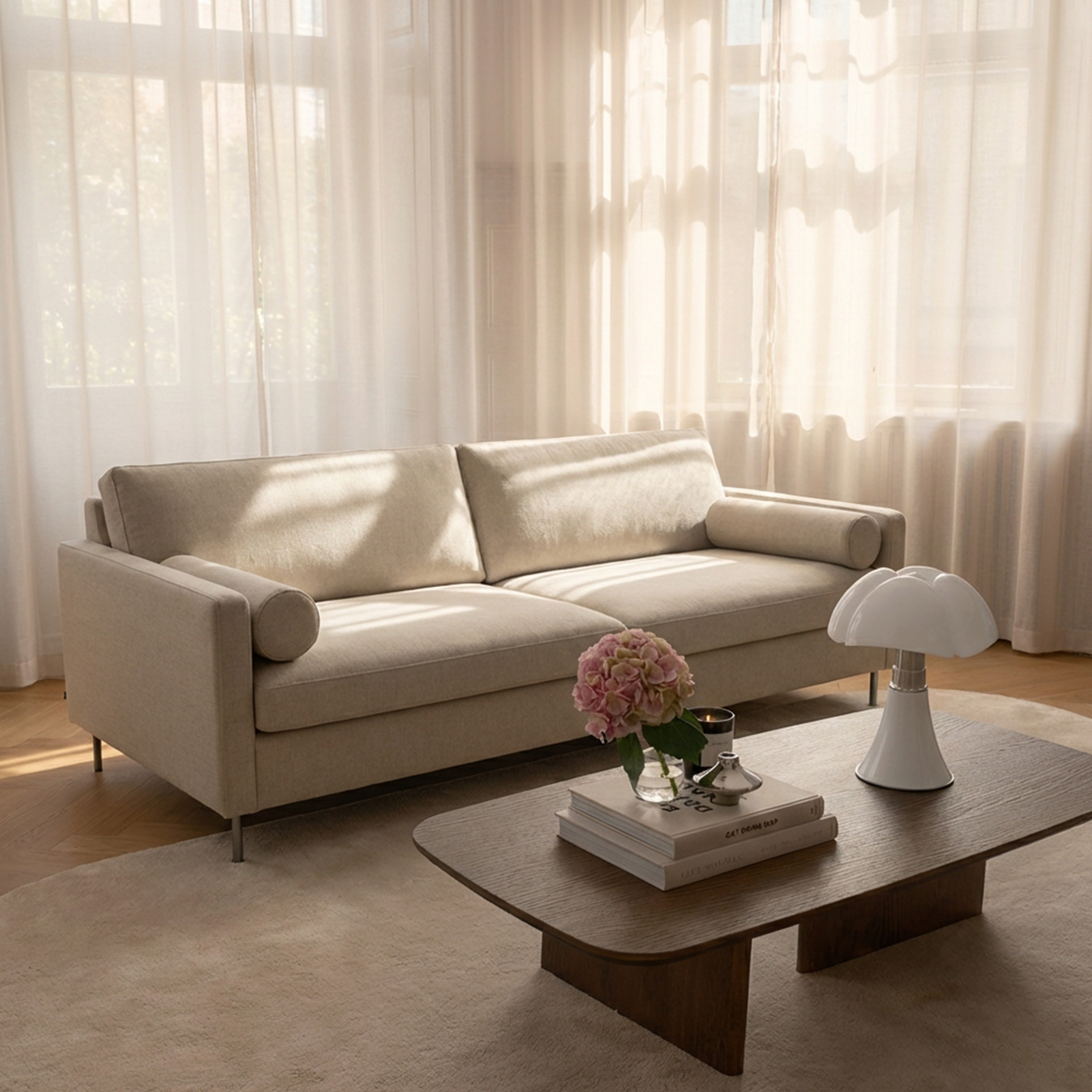 Sleepo Collection Åre 3-Seter Sofa Beige 227cm