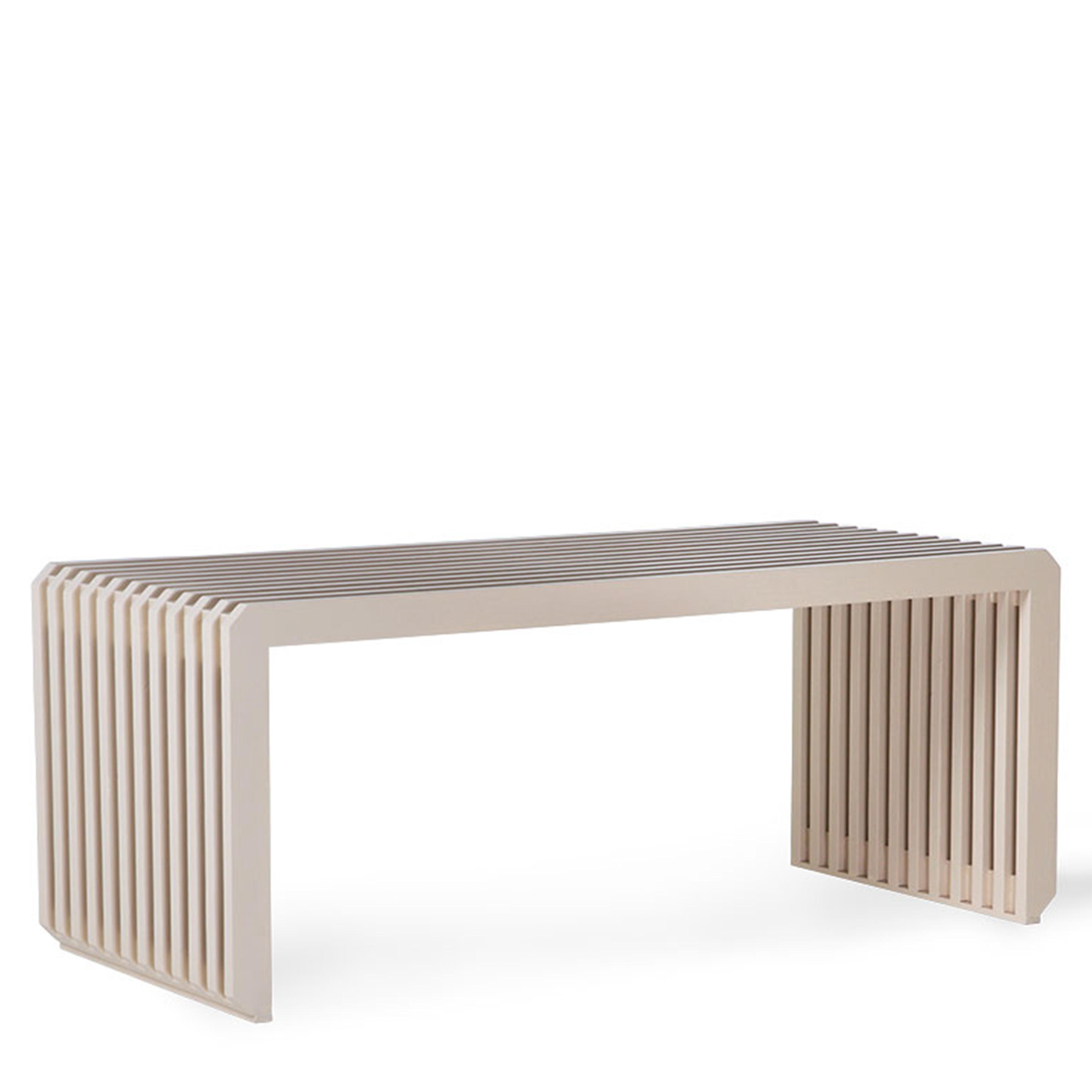 Slatted Benk Sand 96cm