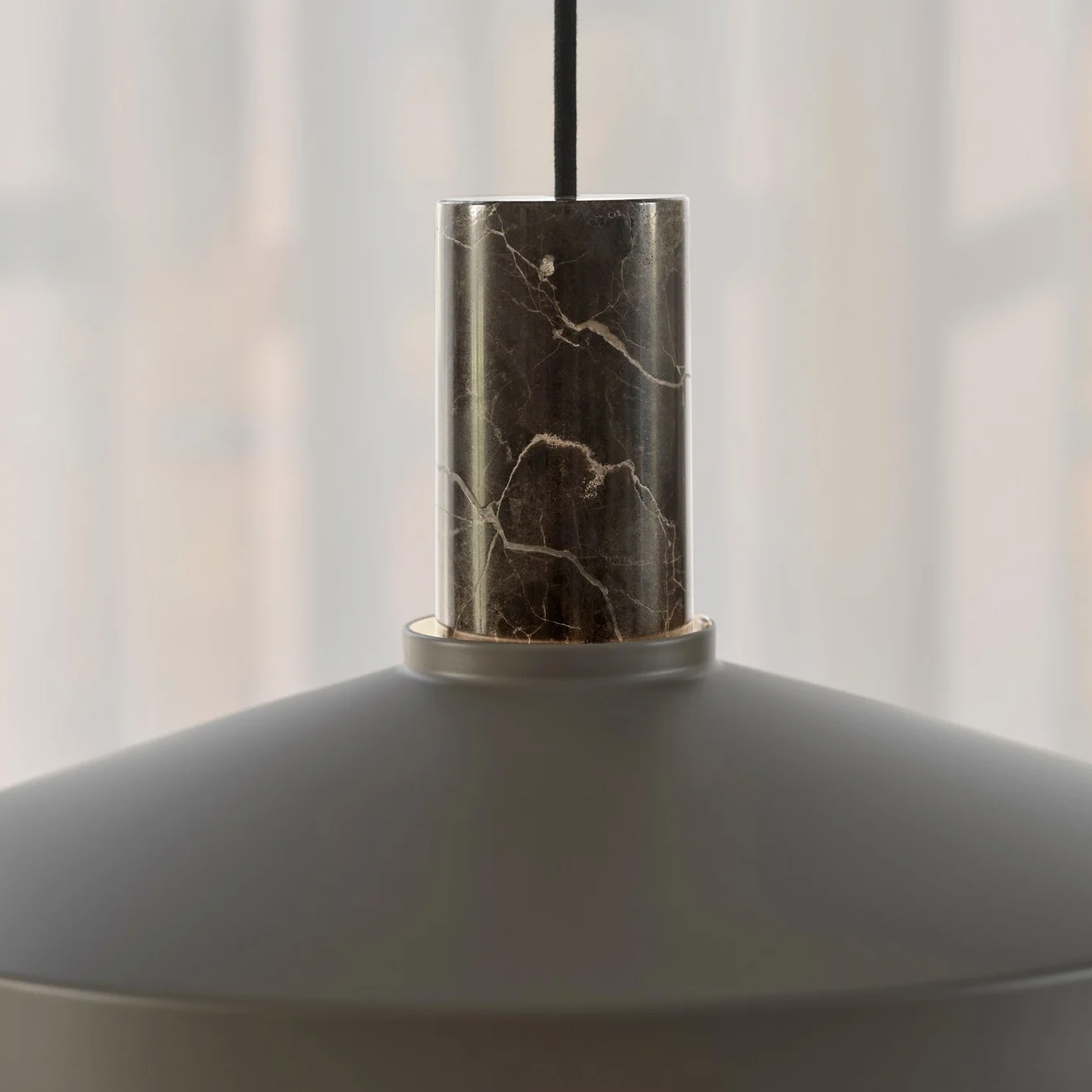 Nordlux Elvas marble Kattovalaisin Vaalea ruskea Ø37