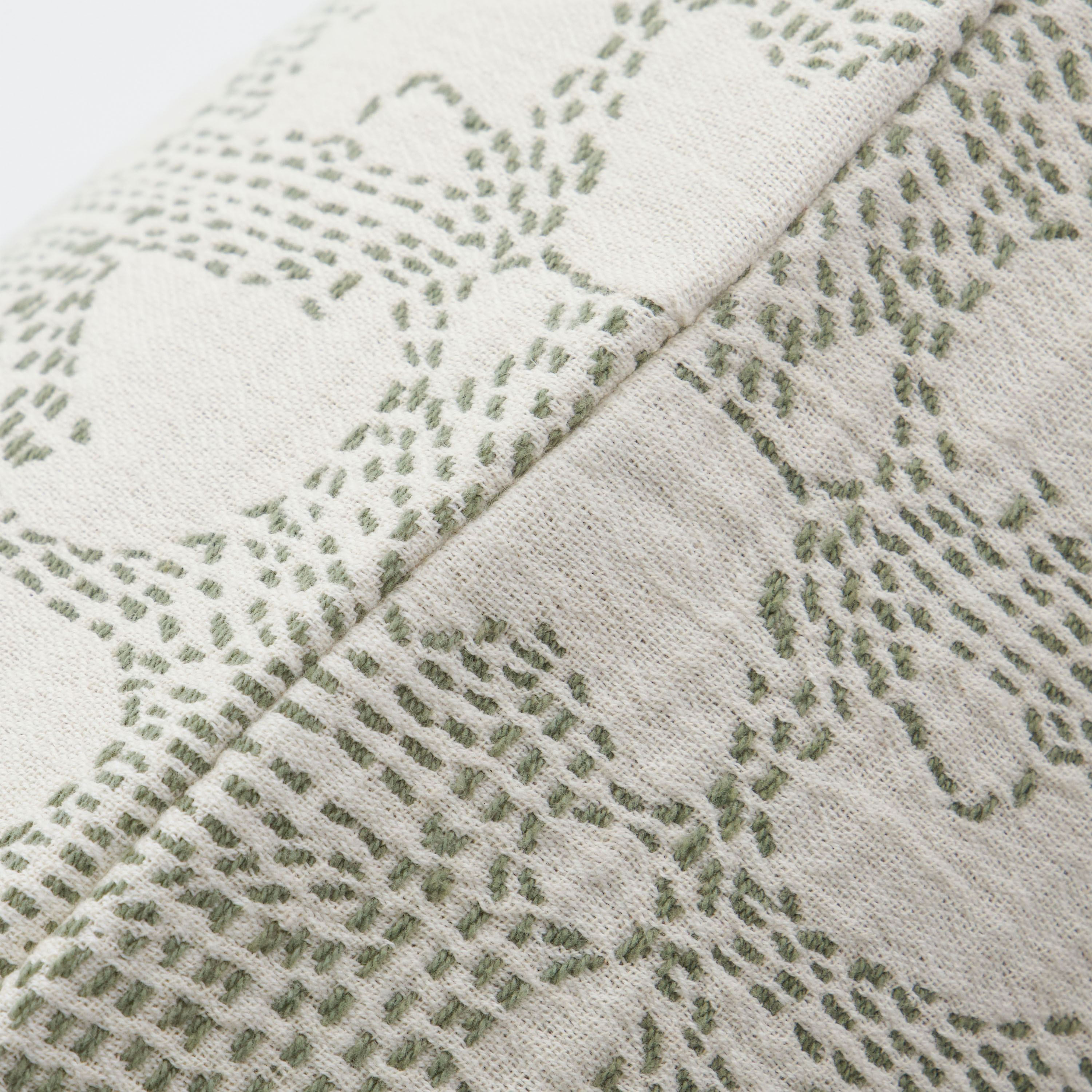 House Doctor Mori Tyynynpäällinen Off‑White/Khaki 40x60