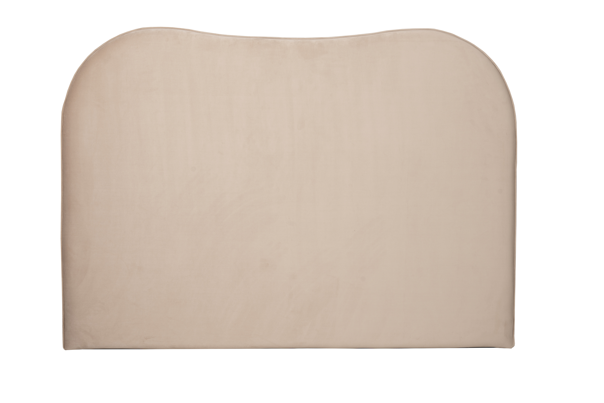 Sleepo Collection - Lola Samt-Kopfteil Beige 160 cm - Kopfteil bett