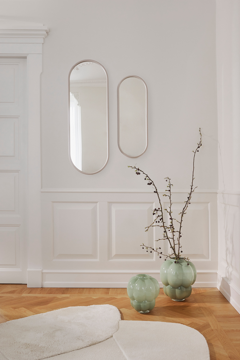 AYTM Uva Vas Glas Pastel Green 28cm