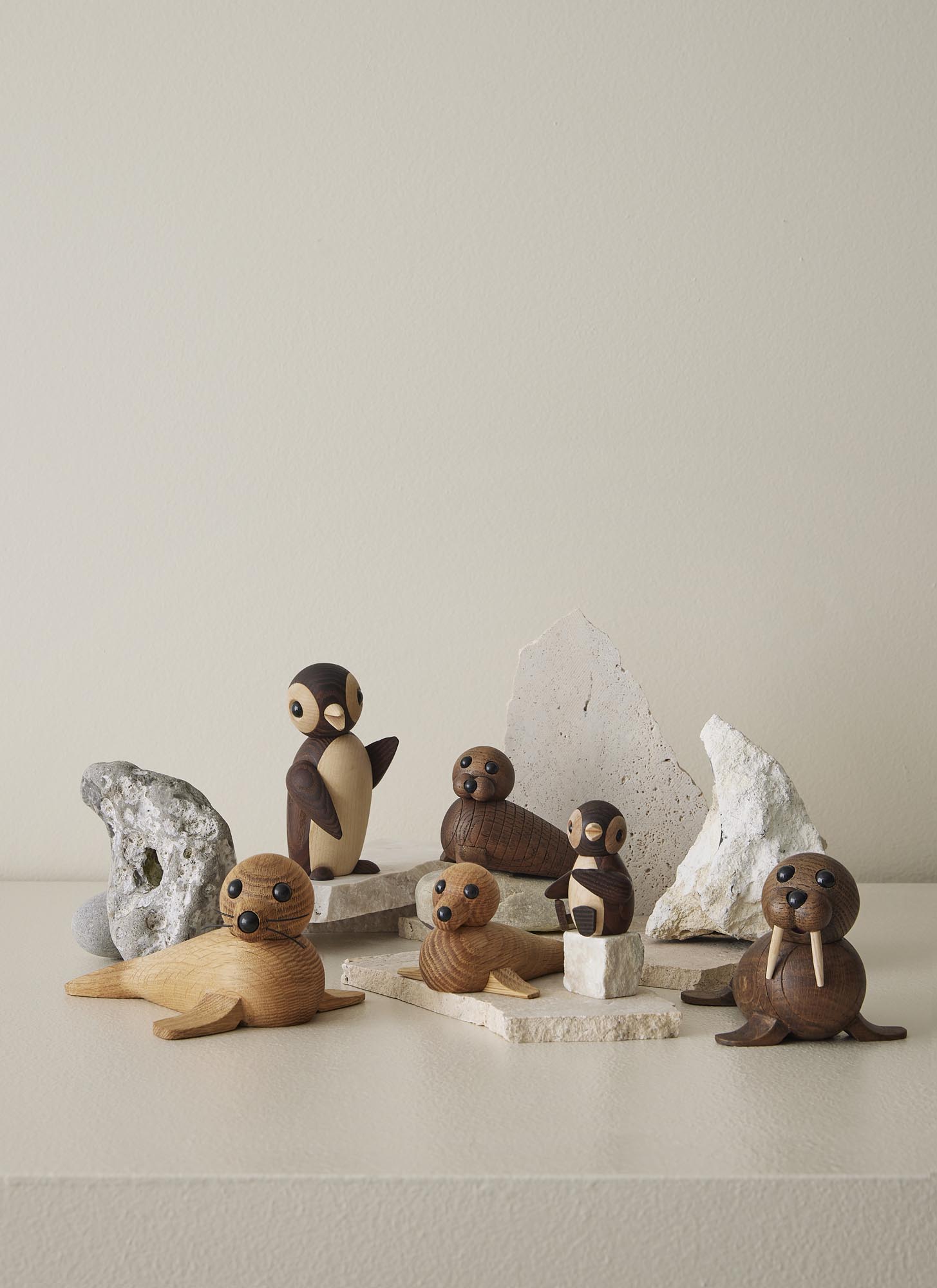 Spring Copenhagen Snow Baby Penguin Dekorasjon 7cm