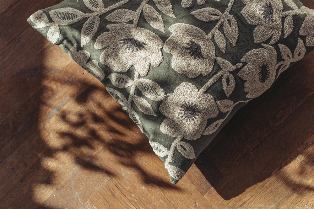 Mogihome Patina Kissenbezug Grün 50x50