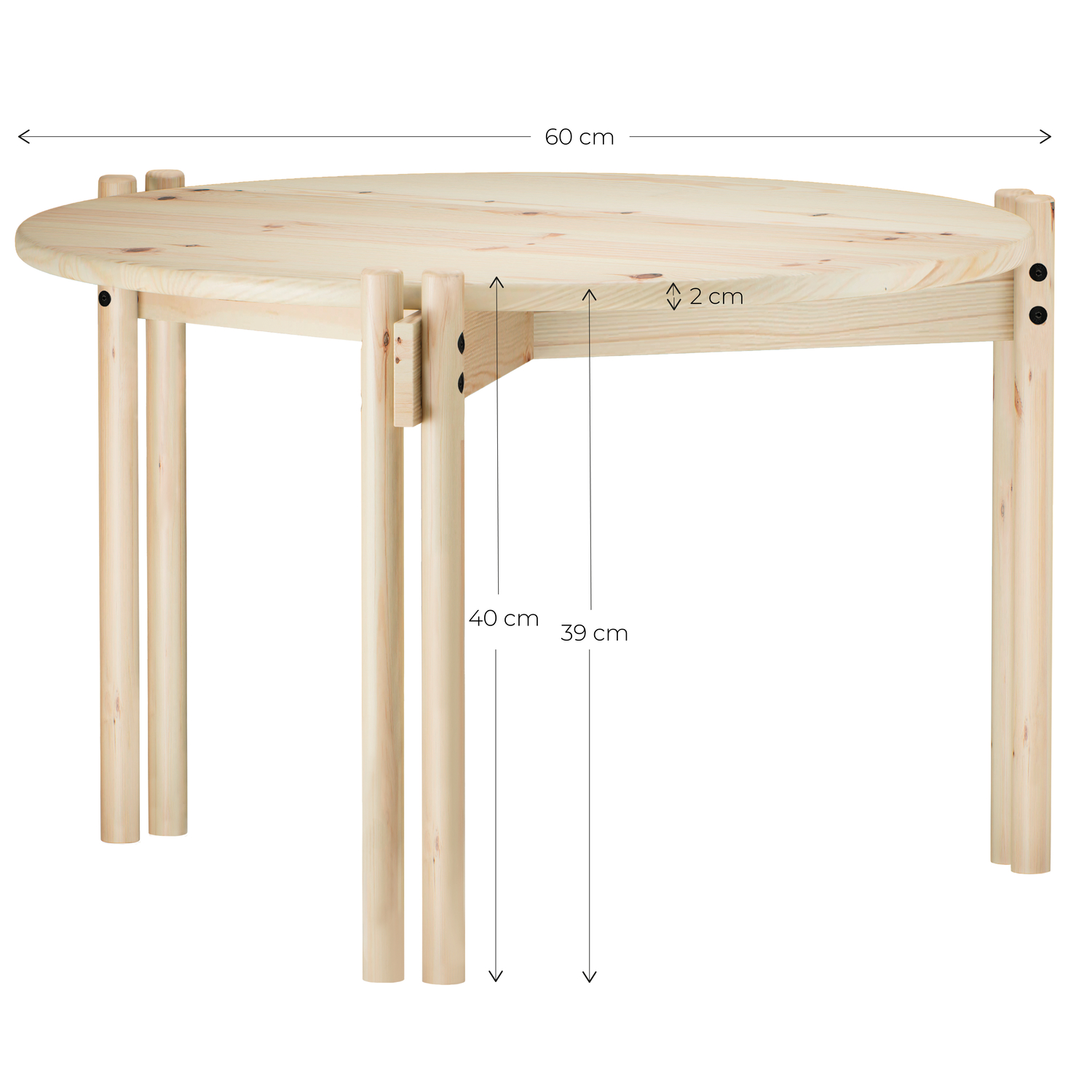 Karup Design Sticks Couchtisch Black Night High