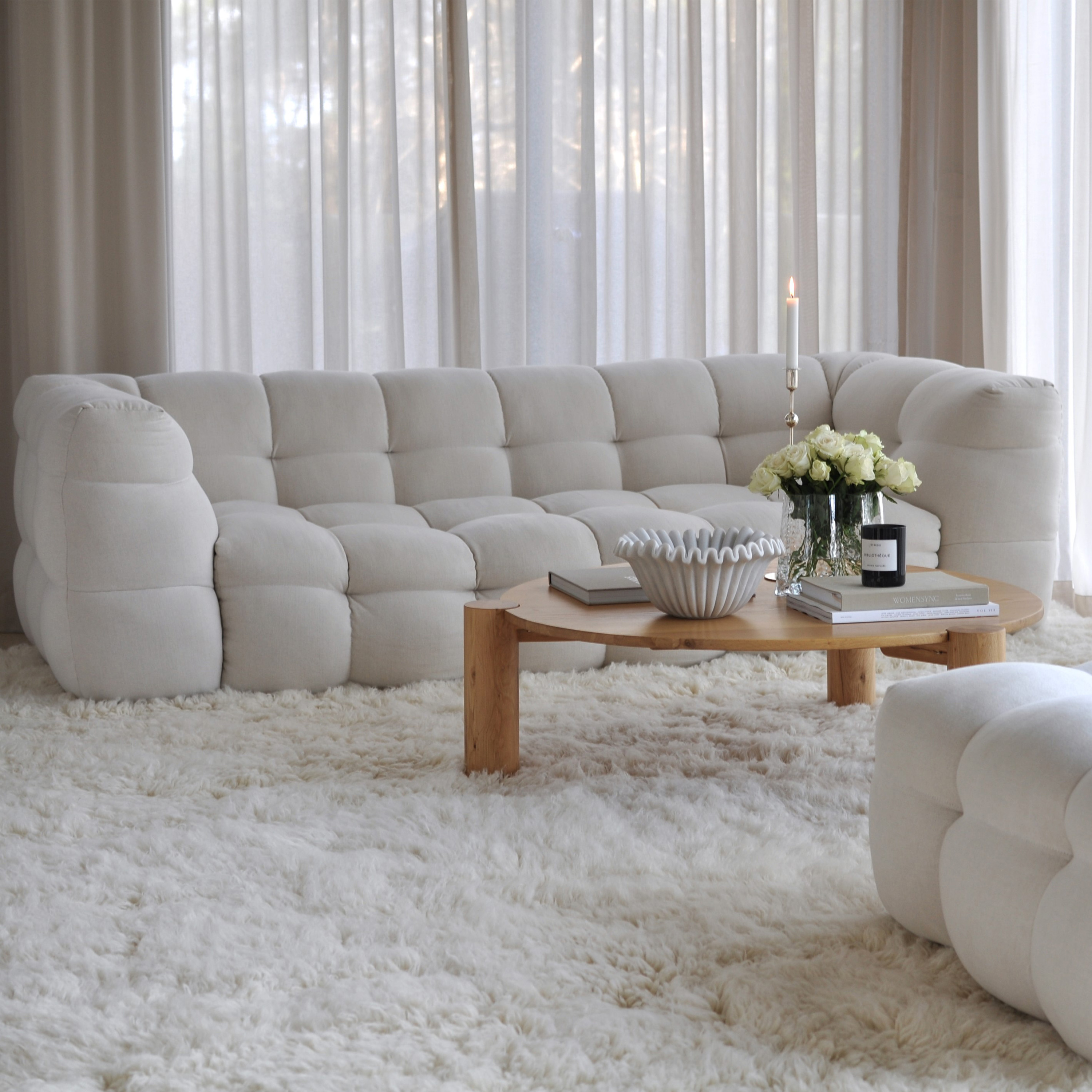 Sleepo Collection Billie 3-sits Soffa Nature