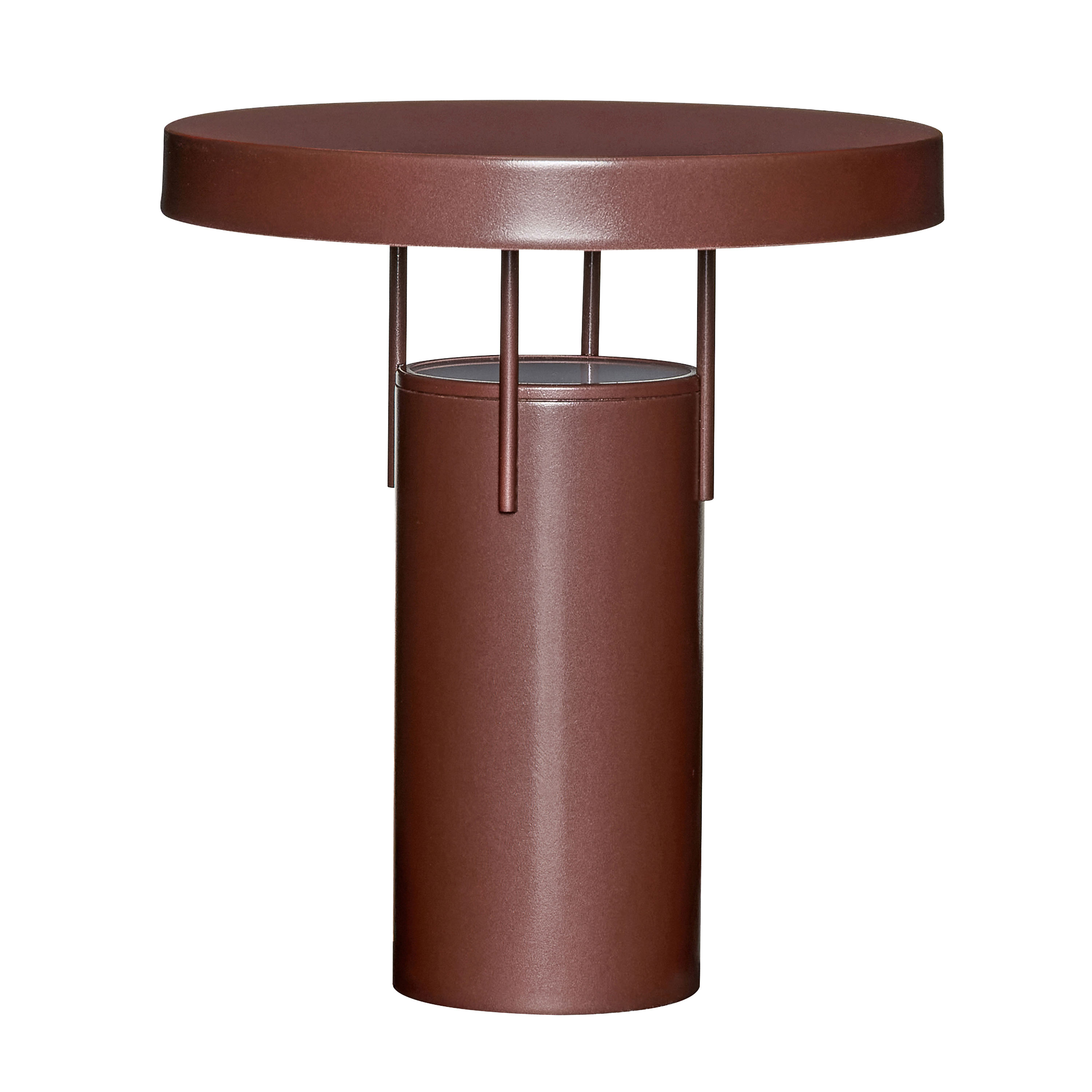 BringMe Tragbare Lampe Metallic Burgundy 28cm