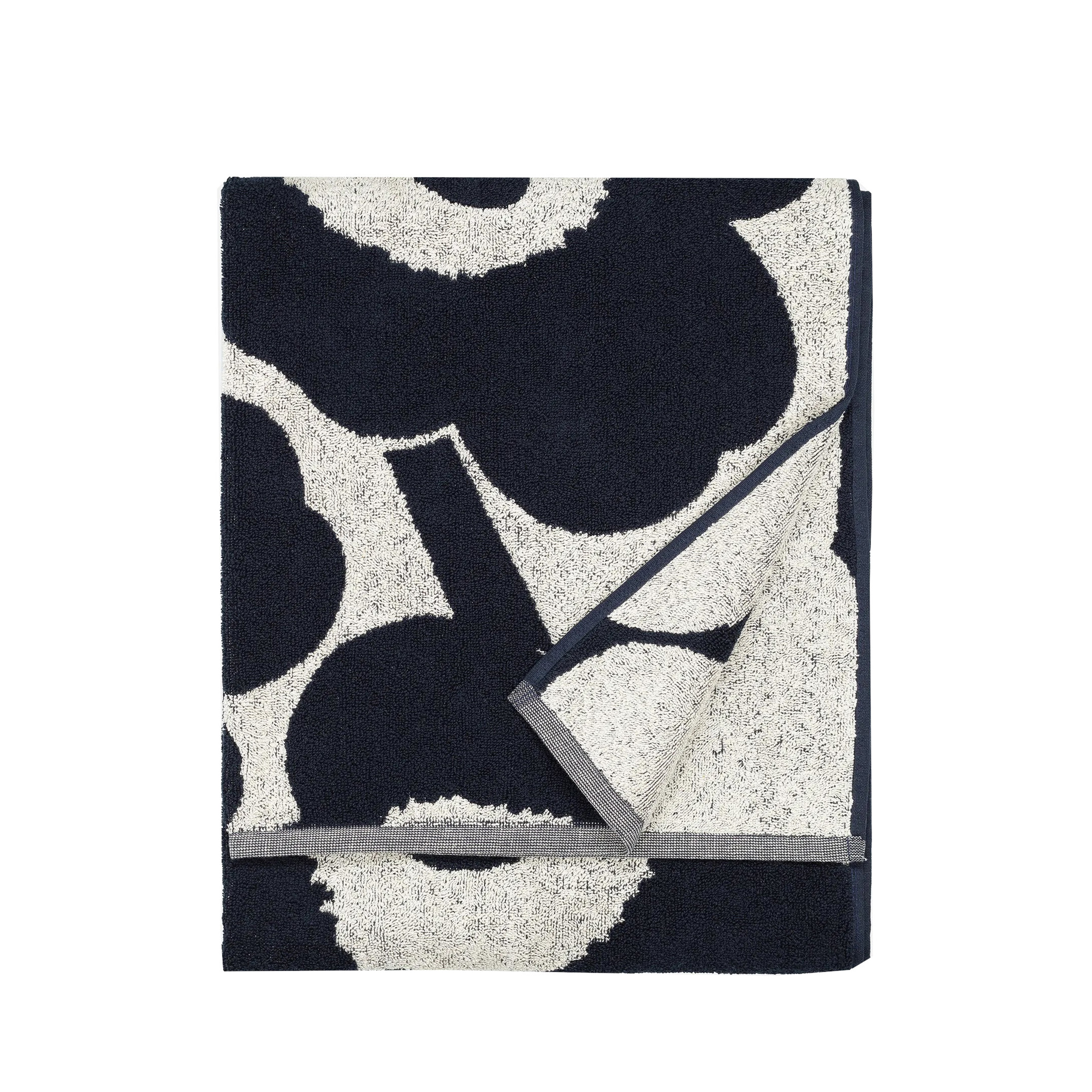 Marimekko Unikko Håndkle Mørkeblå 70 x 150