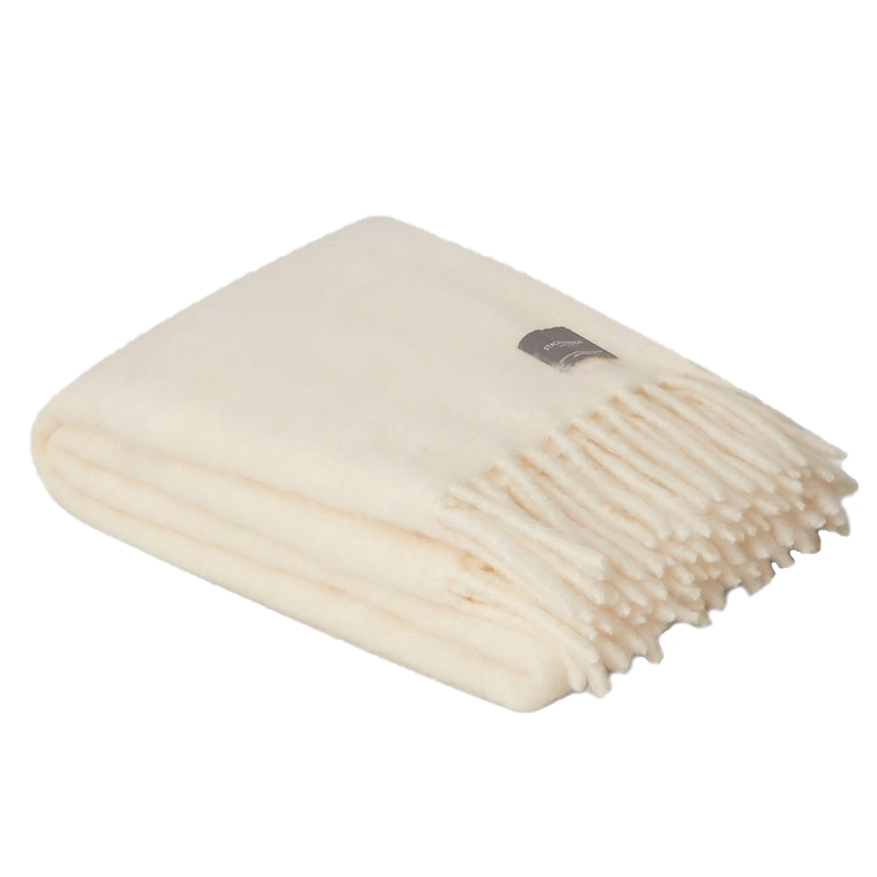 Luxury Kid Mohair Pläd Pure White