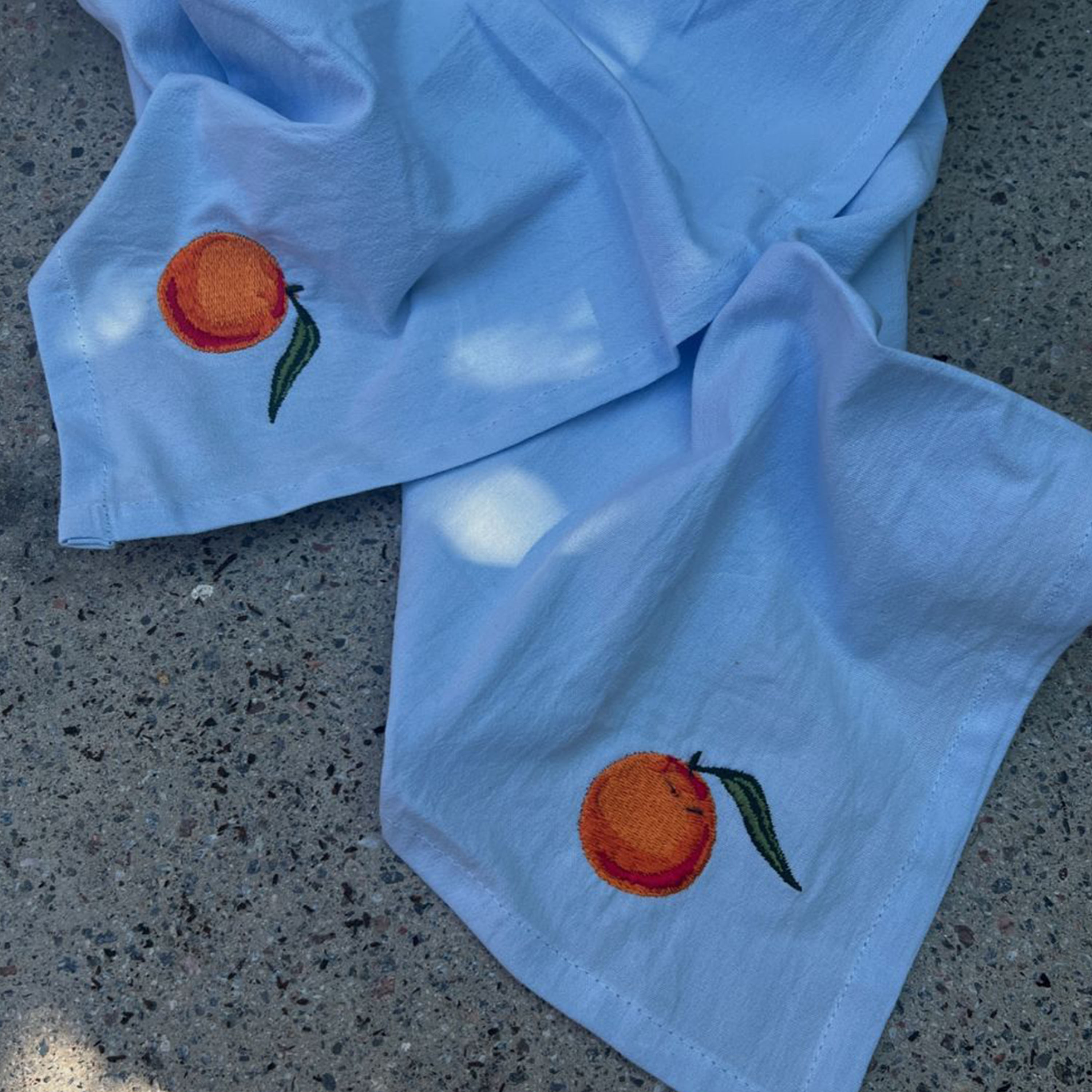 Midnatt Oranges Servett 4-pack