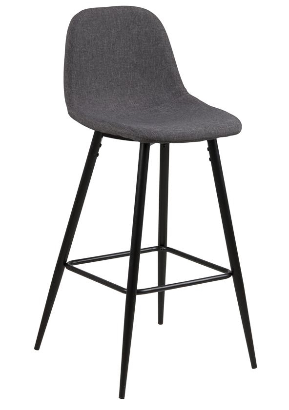2-pack Nordic Home - Nora Barstol Mörkgrå