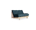 Roots Bäddsoffa Natur/Petrol Blue 140cm