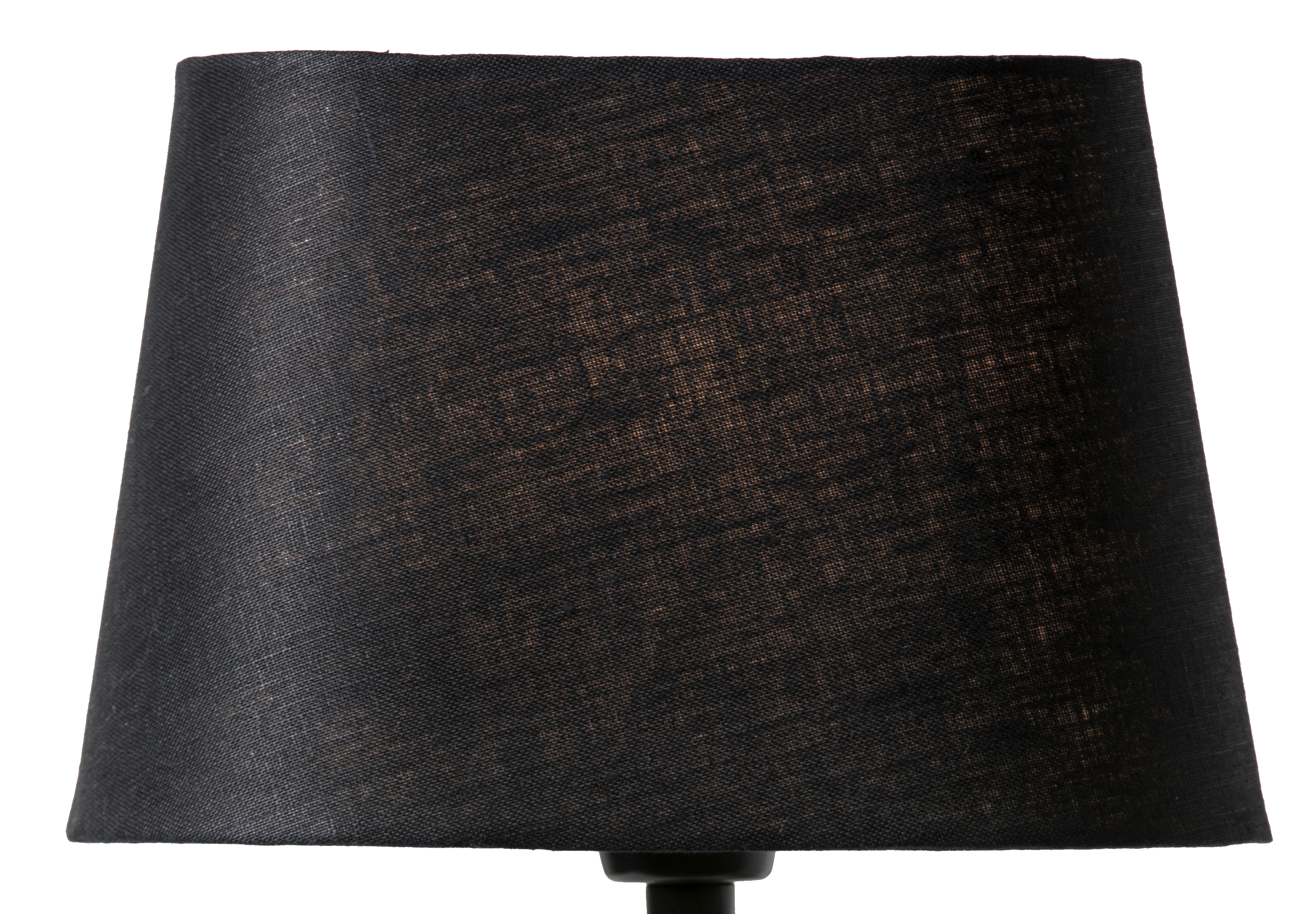 Basic Oval Varjostin Musta 26cm