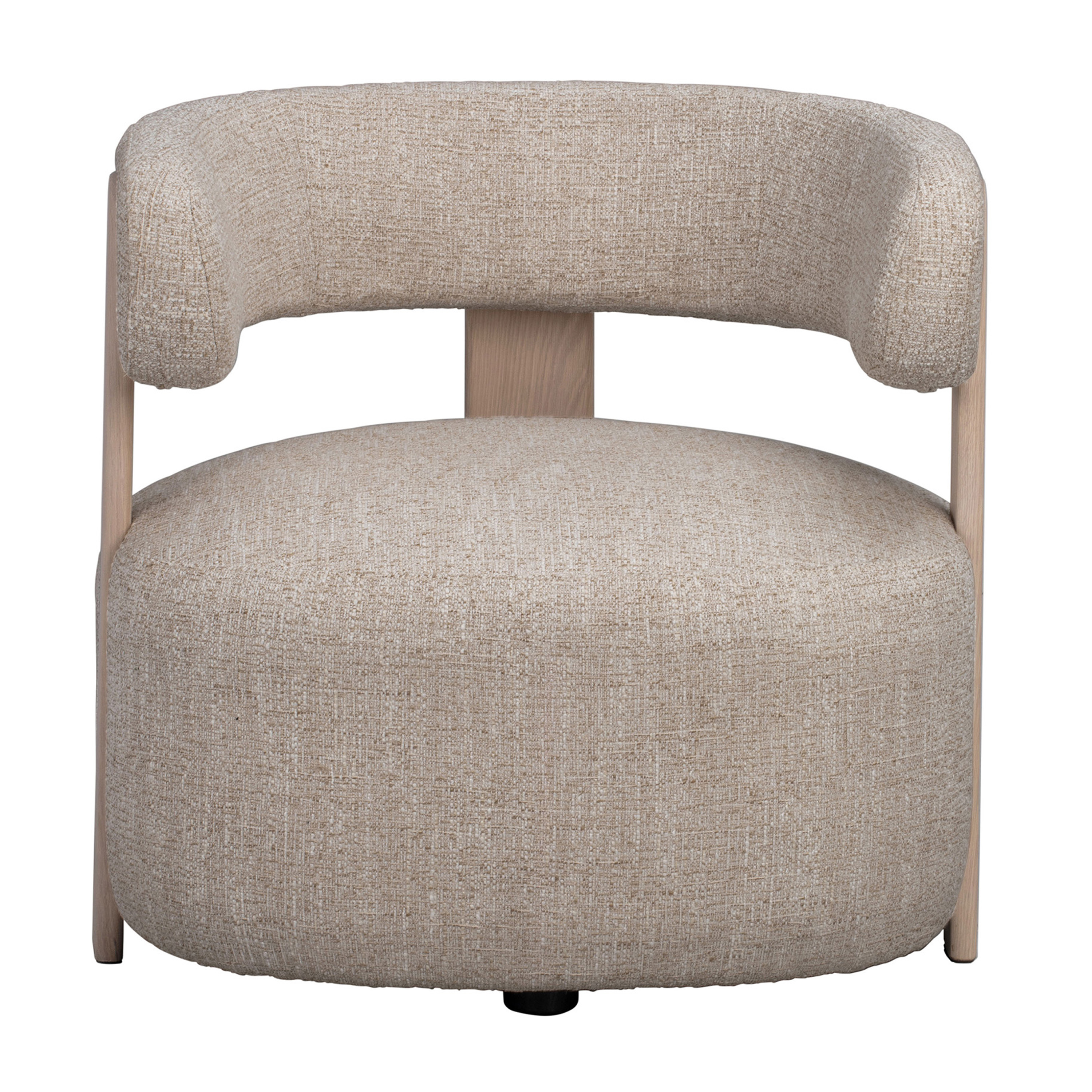 Jenison Loungesessel Hellbeige/Weißpigmentiert