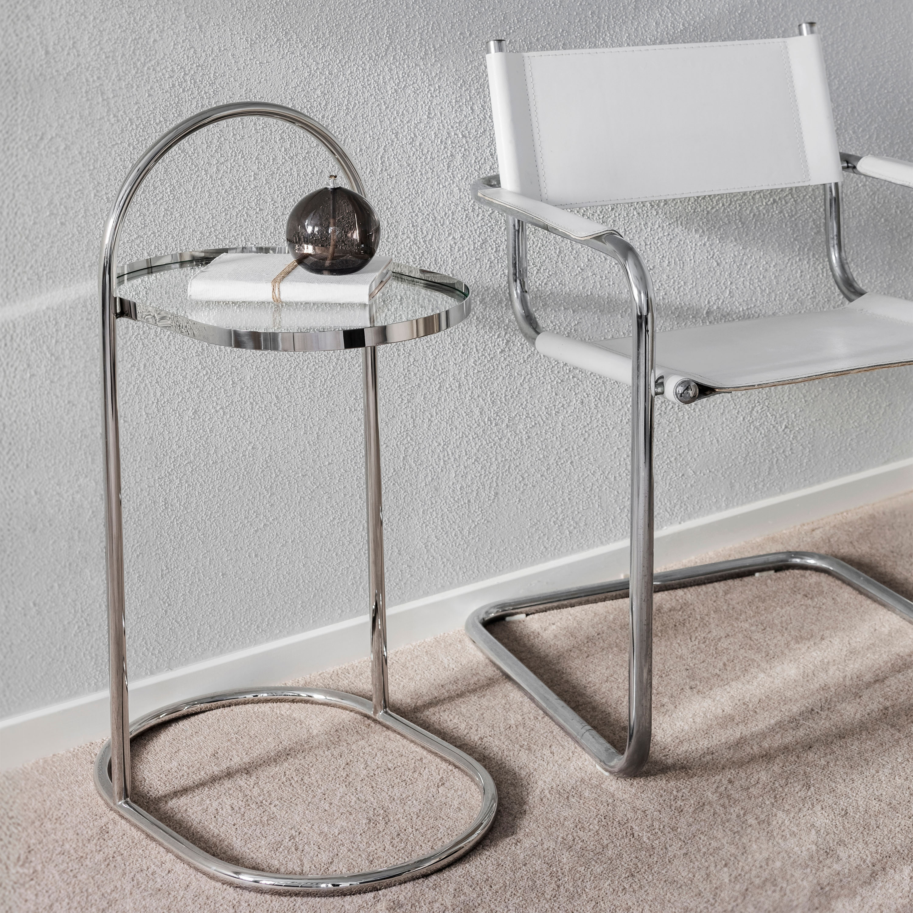 Mette Ditmer Moves Sidobord Chrome 51x76