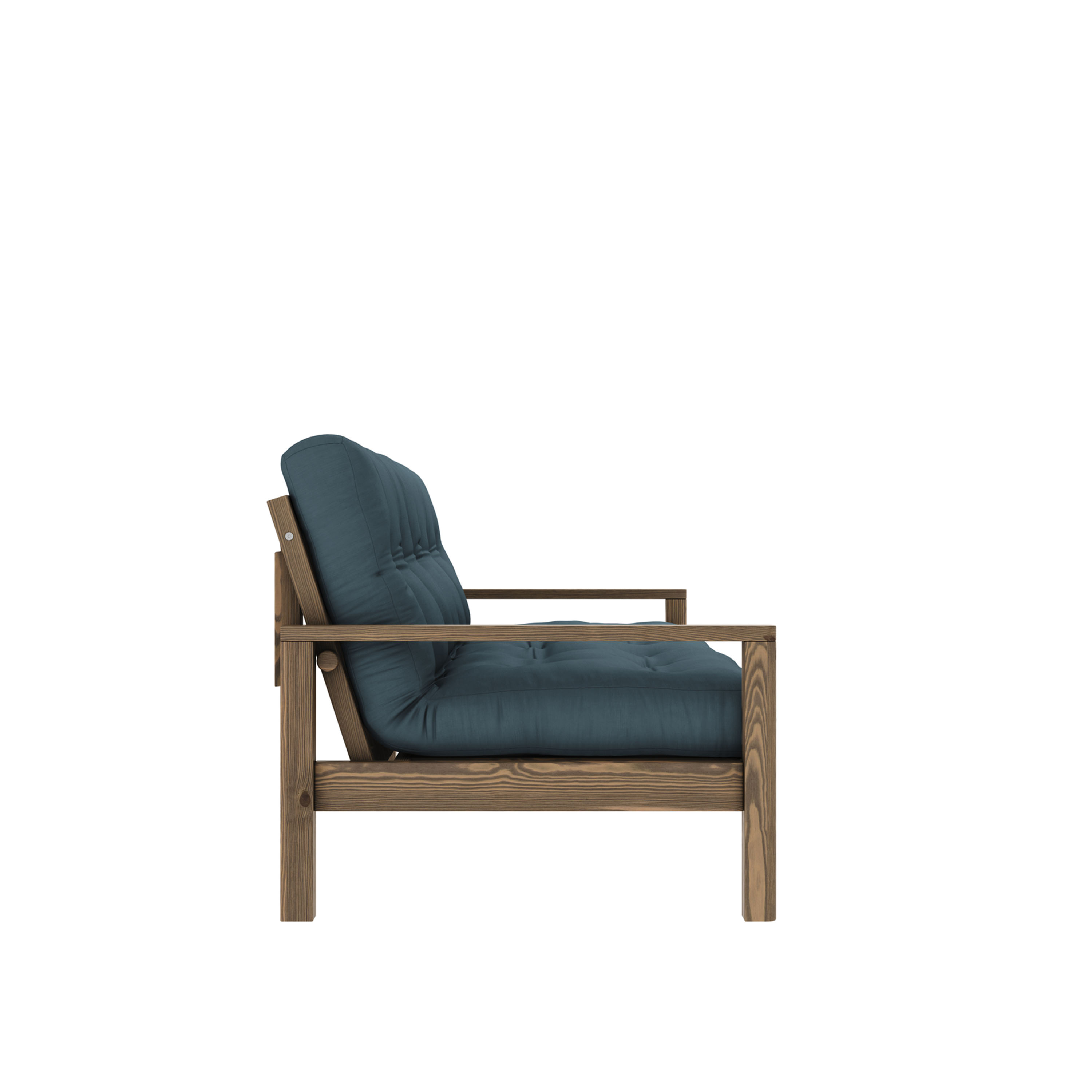 Karup Design Knob Schlafsofa Braun/Petrolblau 130cm