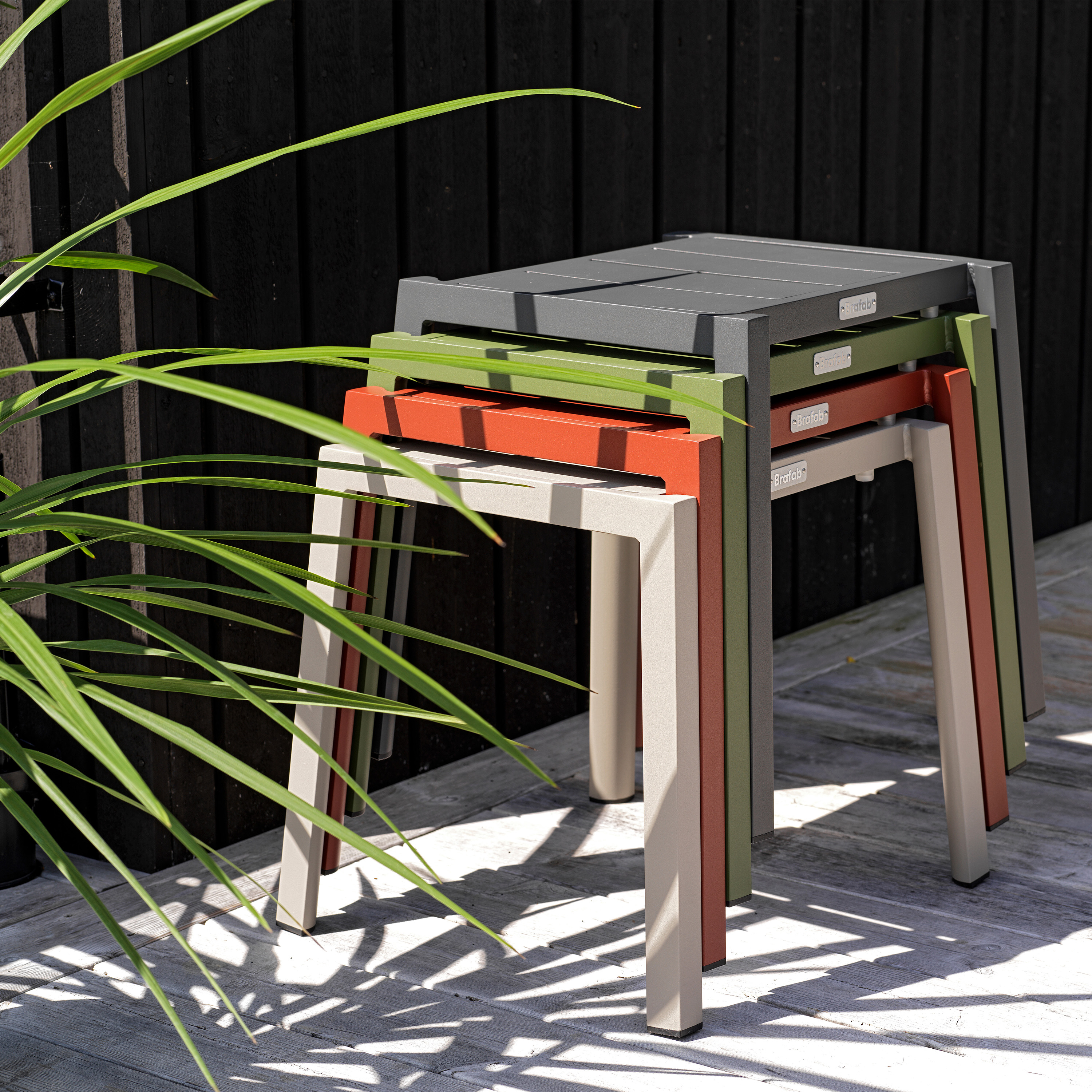 Brafab Delia Sidobord Antracit 45x40cm