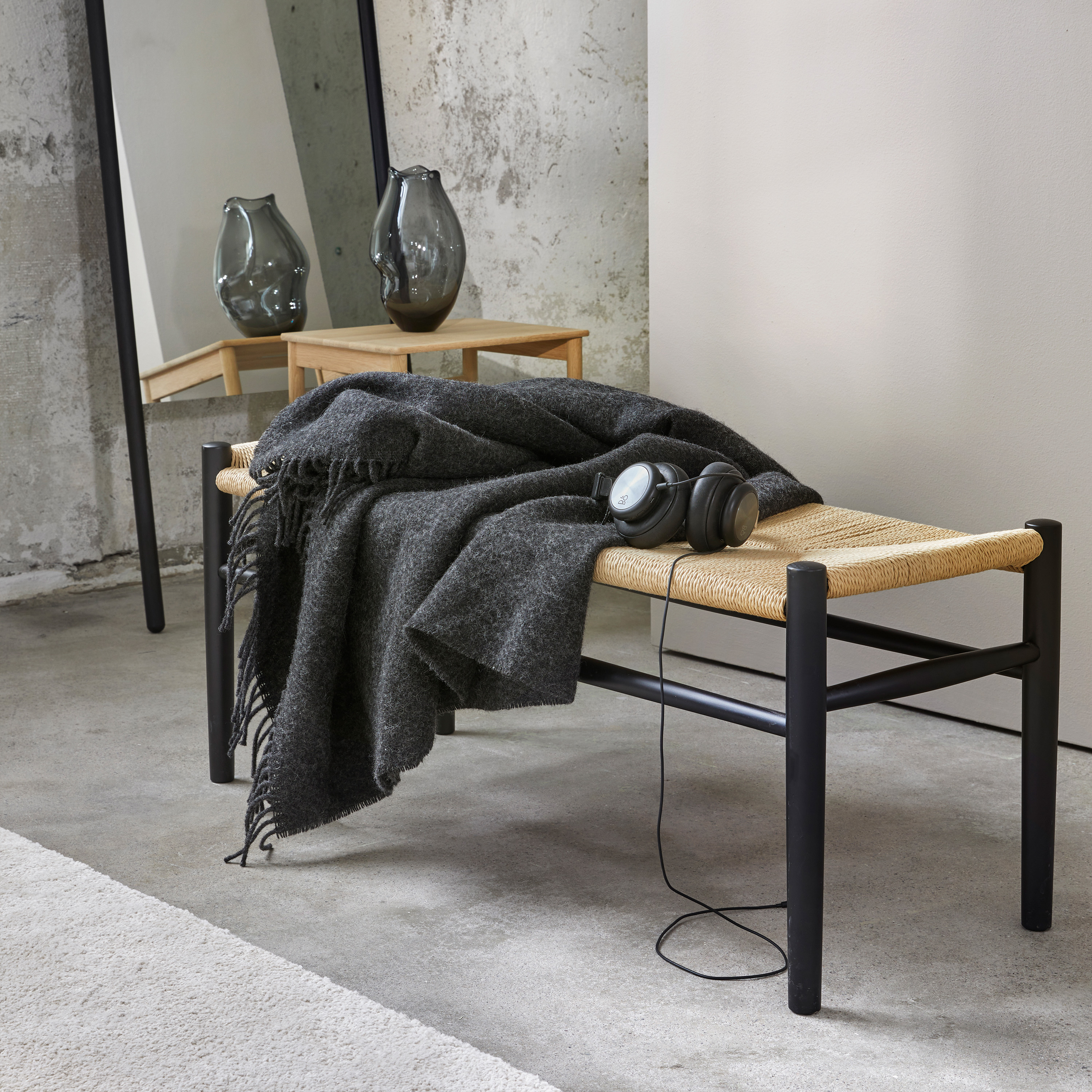 Høie Falketind Viltti Kookosharmaa 120x180