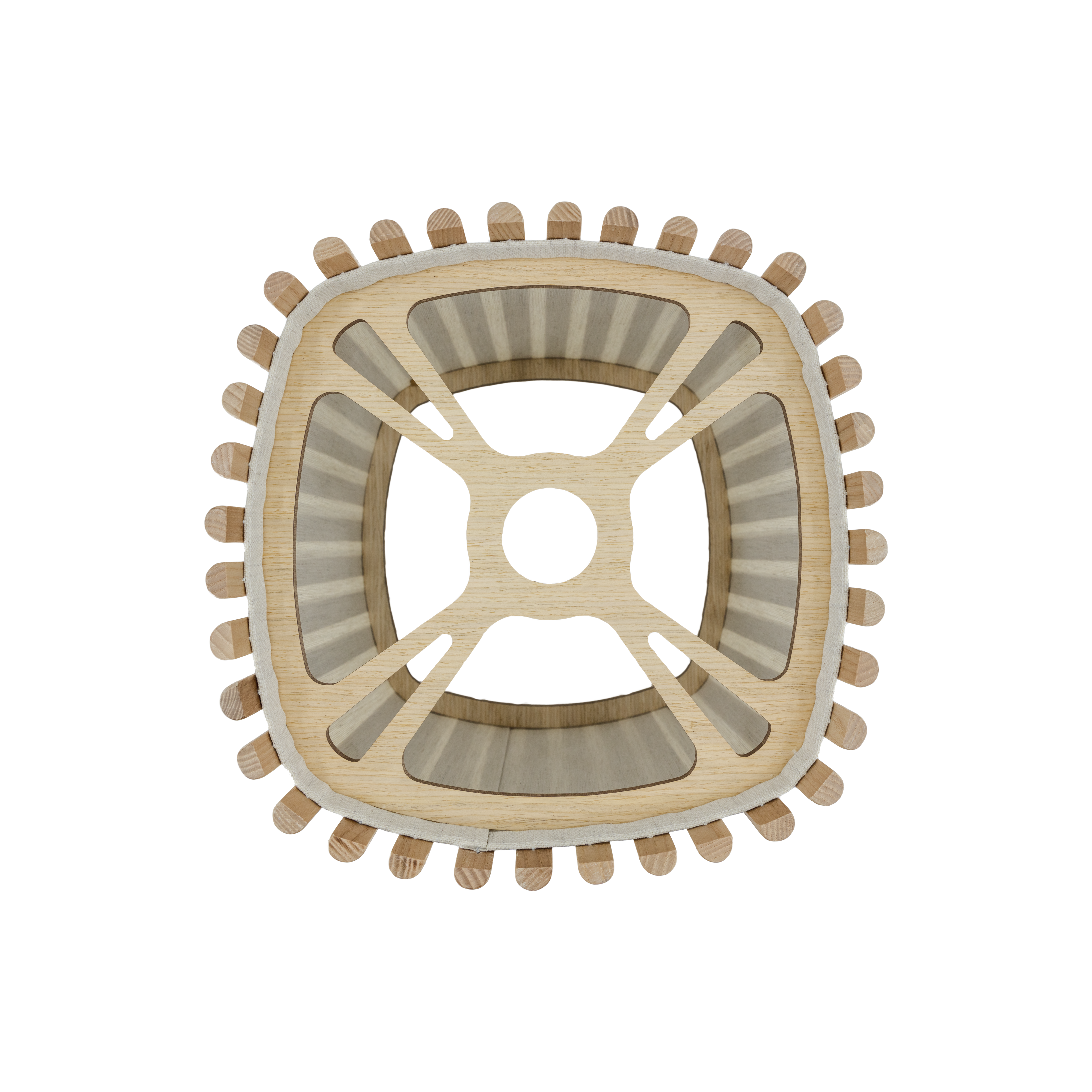 Umage Komorebi Lampenschirm Square Oak Large