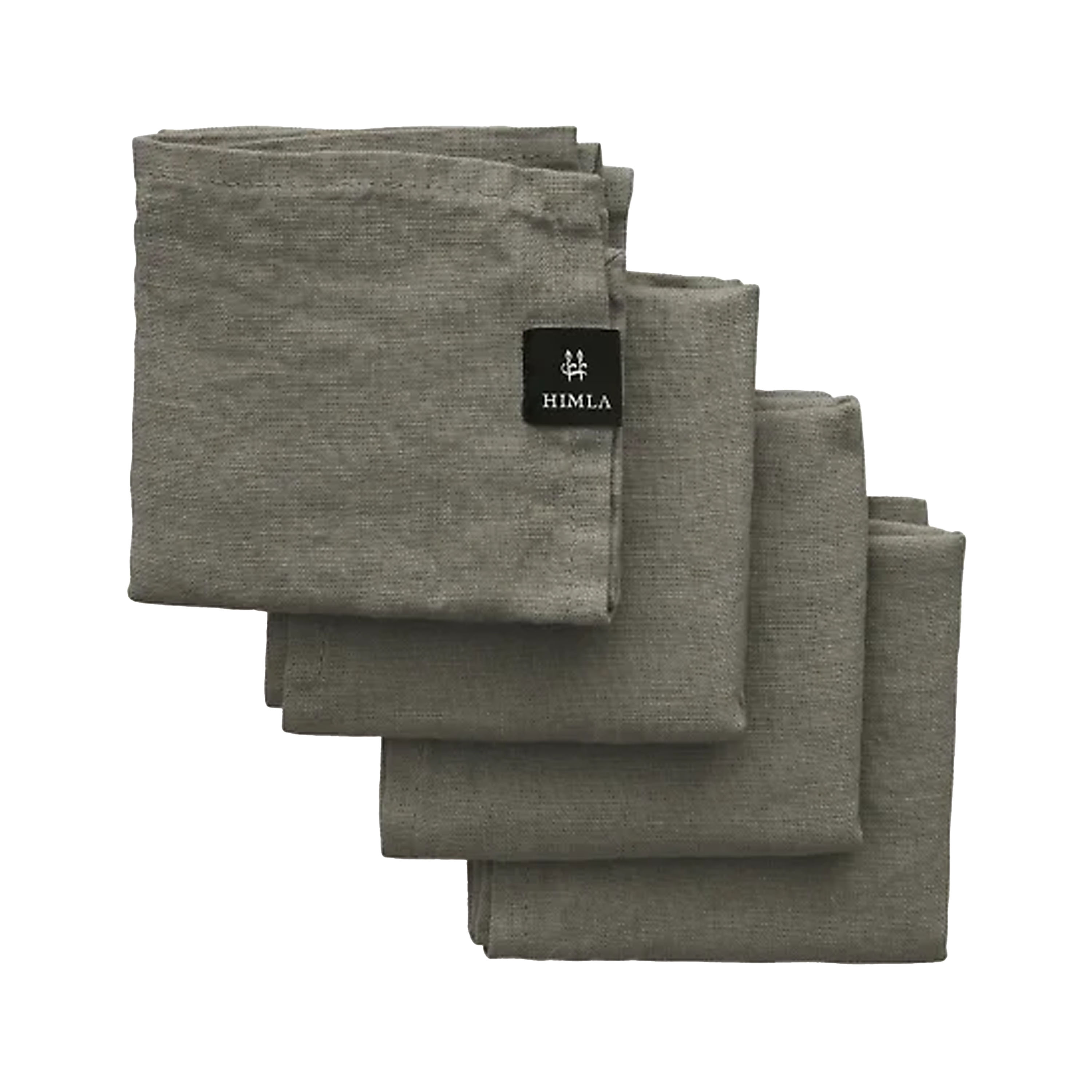 Sunshine Linne Servett Charcoal 4-pack