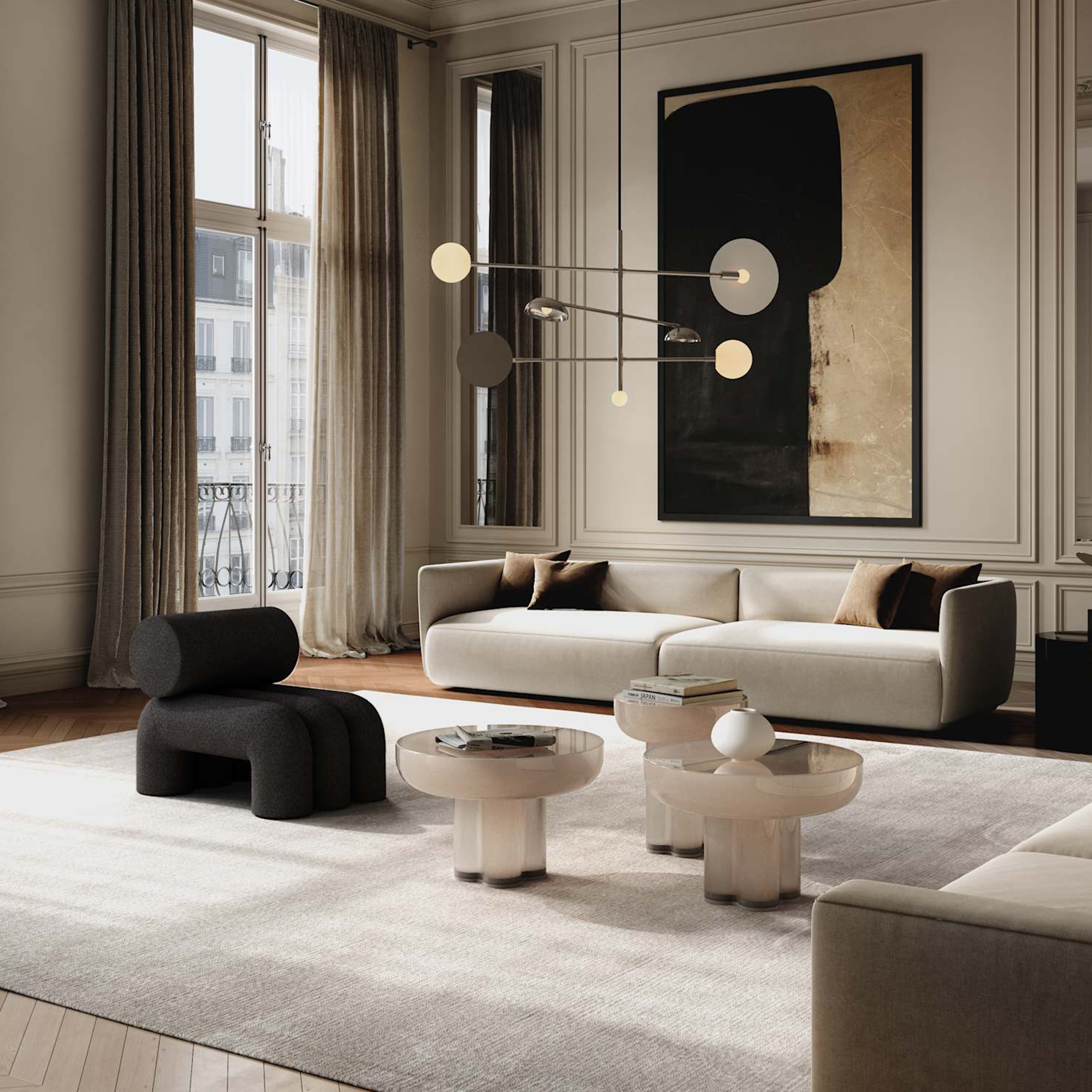 101 Copenhagen Crown Beistelltisch Smoked Desert Tall