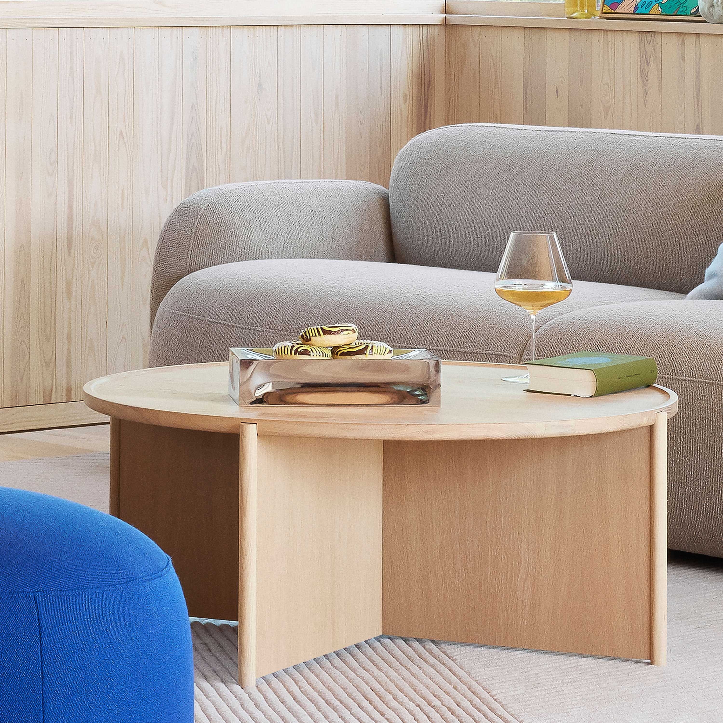 Northern Cling Coffee Sofabord Light Oiled Oak Large