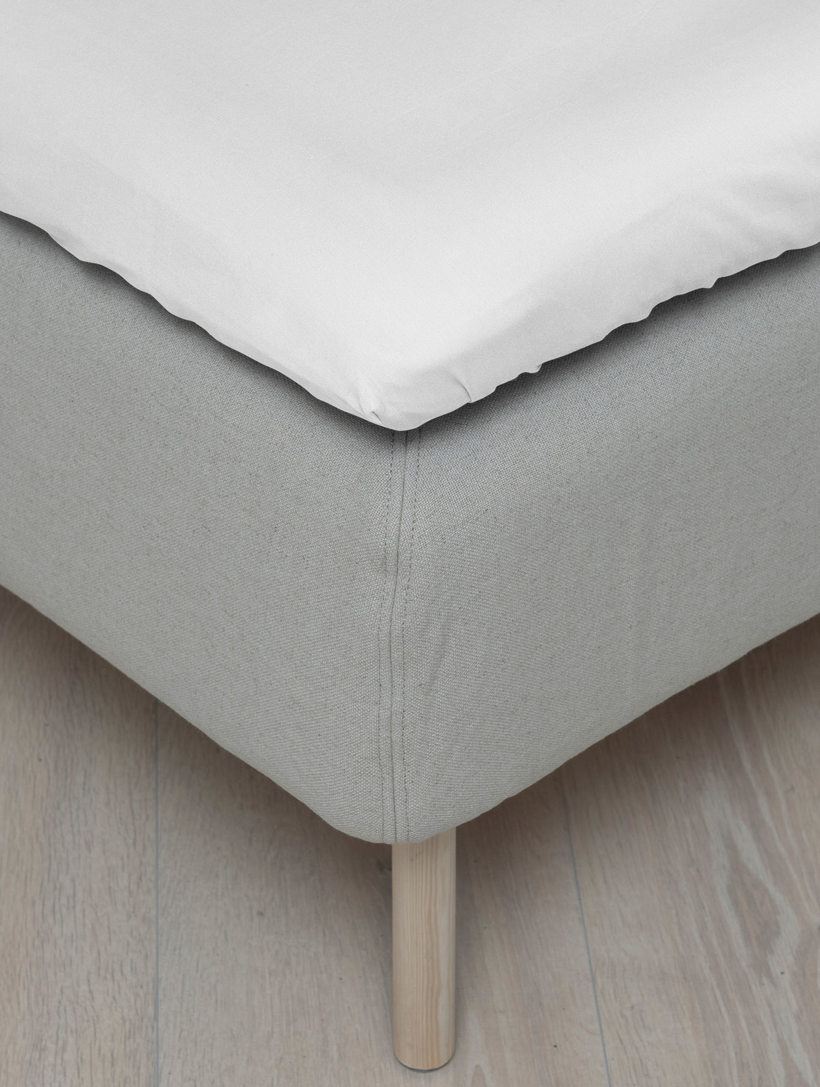 Høie Formsytt Underlakan Satin Vit 90x200