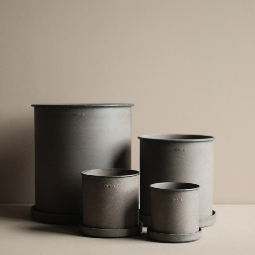 DBKD Plant Pot Beige Small 2-pakkaus