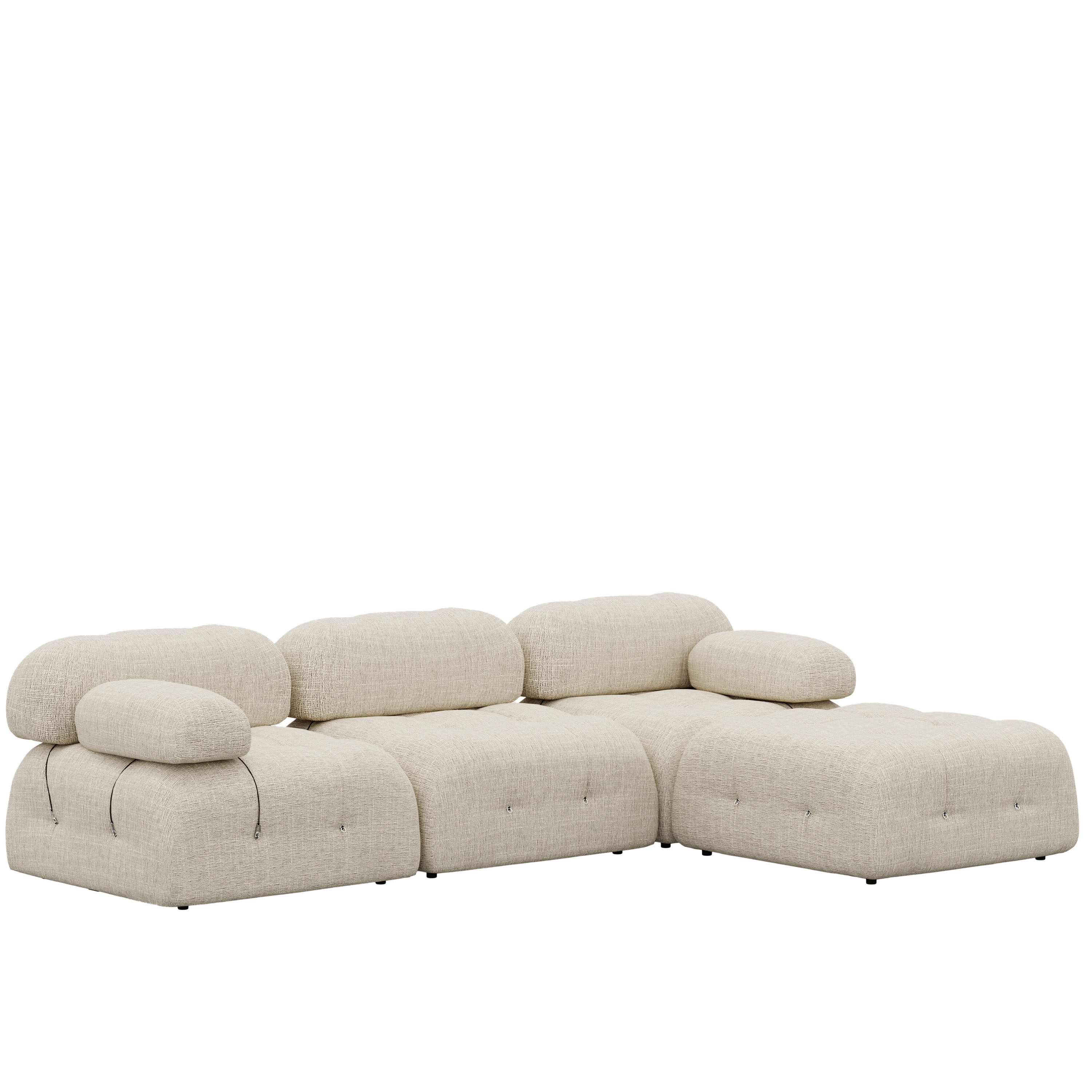 Blanca 3-sits Divansoffa Cream