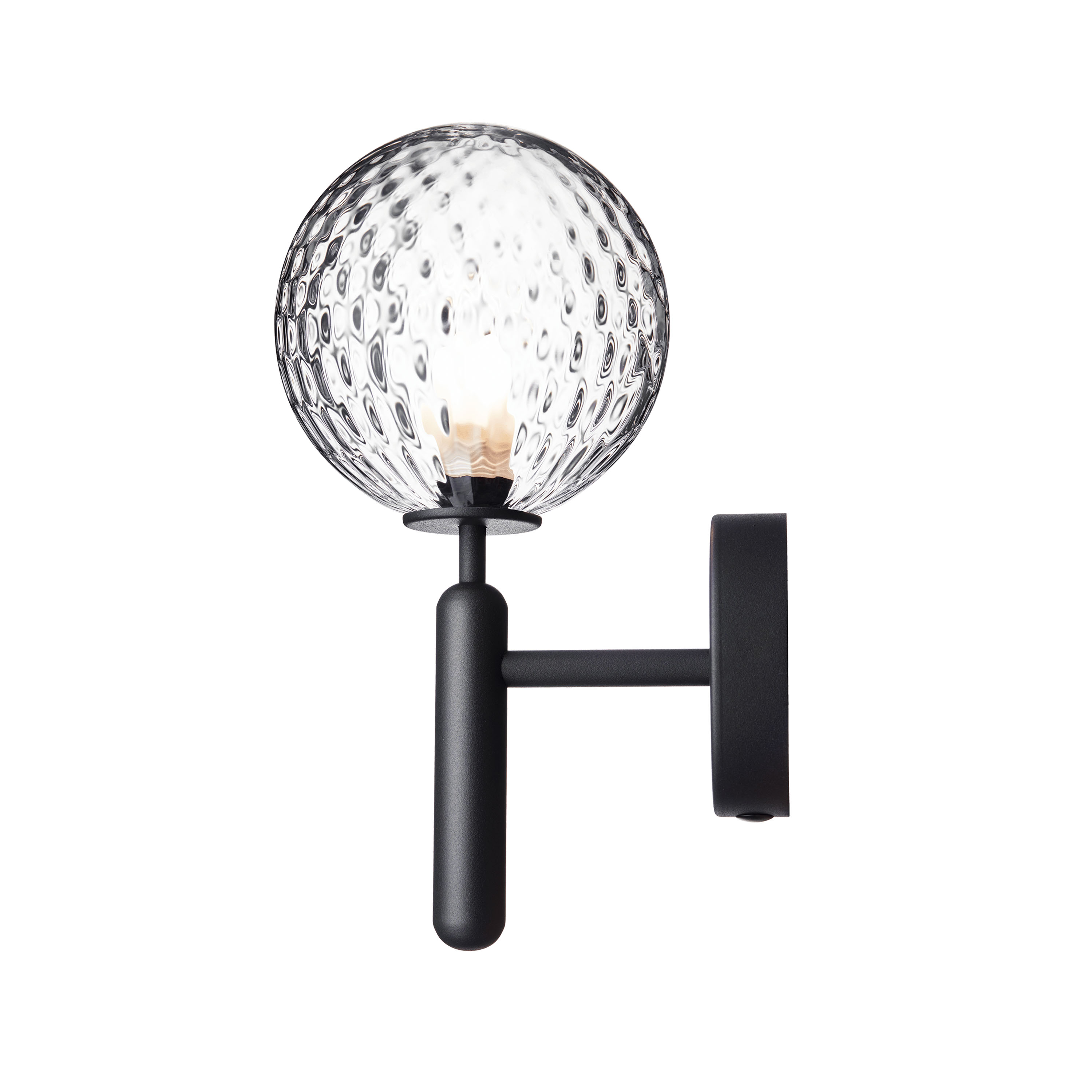 Nuura Miira Vägglampa Rock Grey/Optic Clear