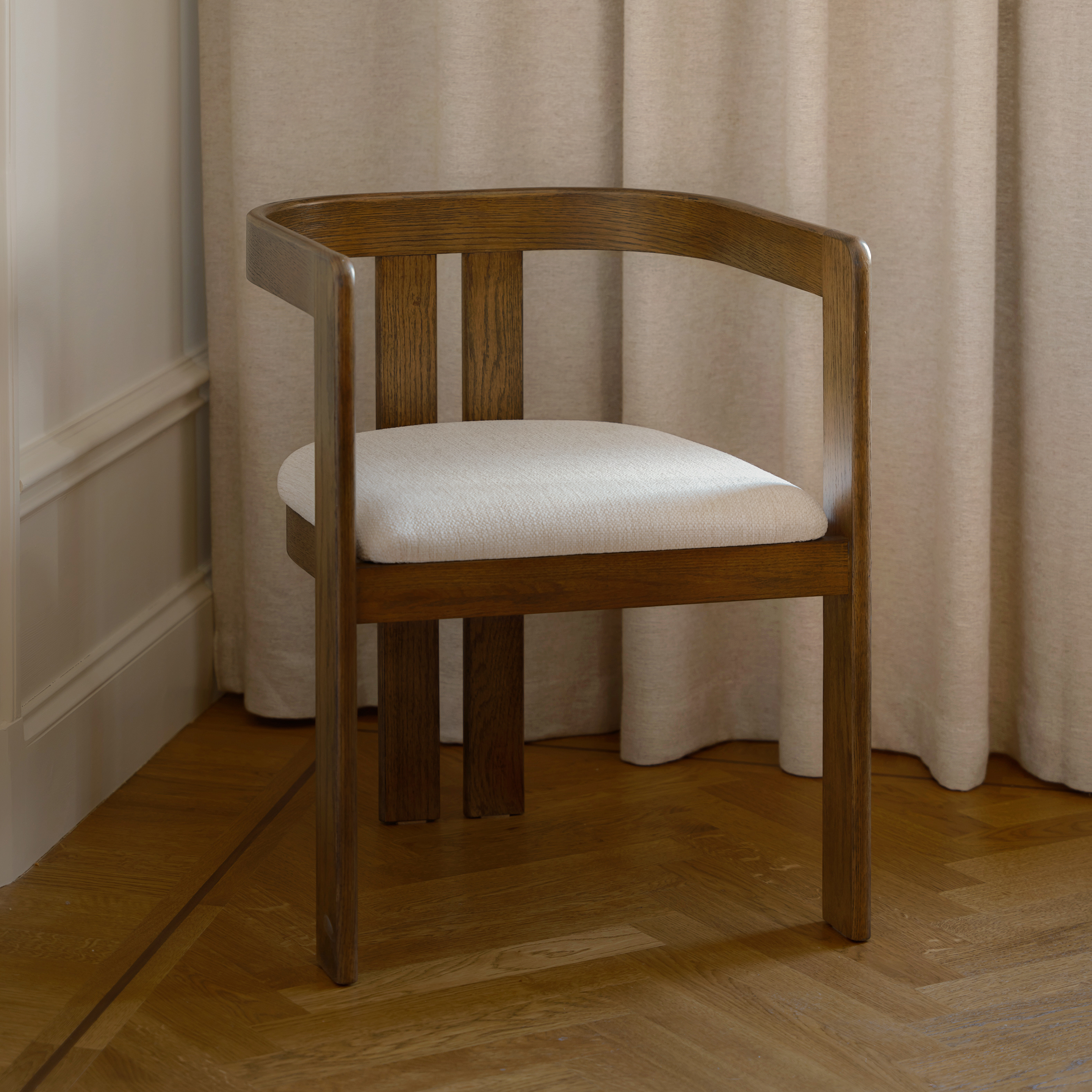 Sleepo Collection Callum Karmstol Brunbetsad/Vit