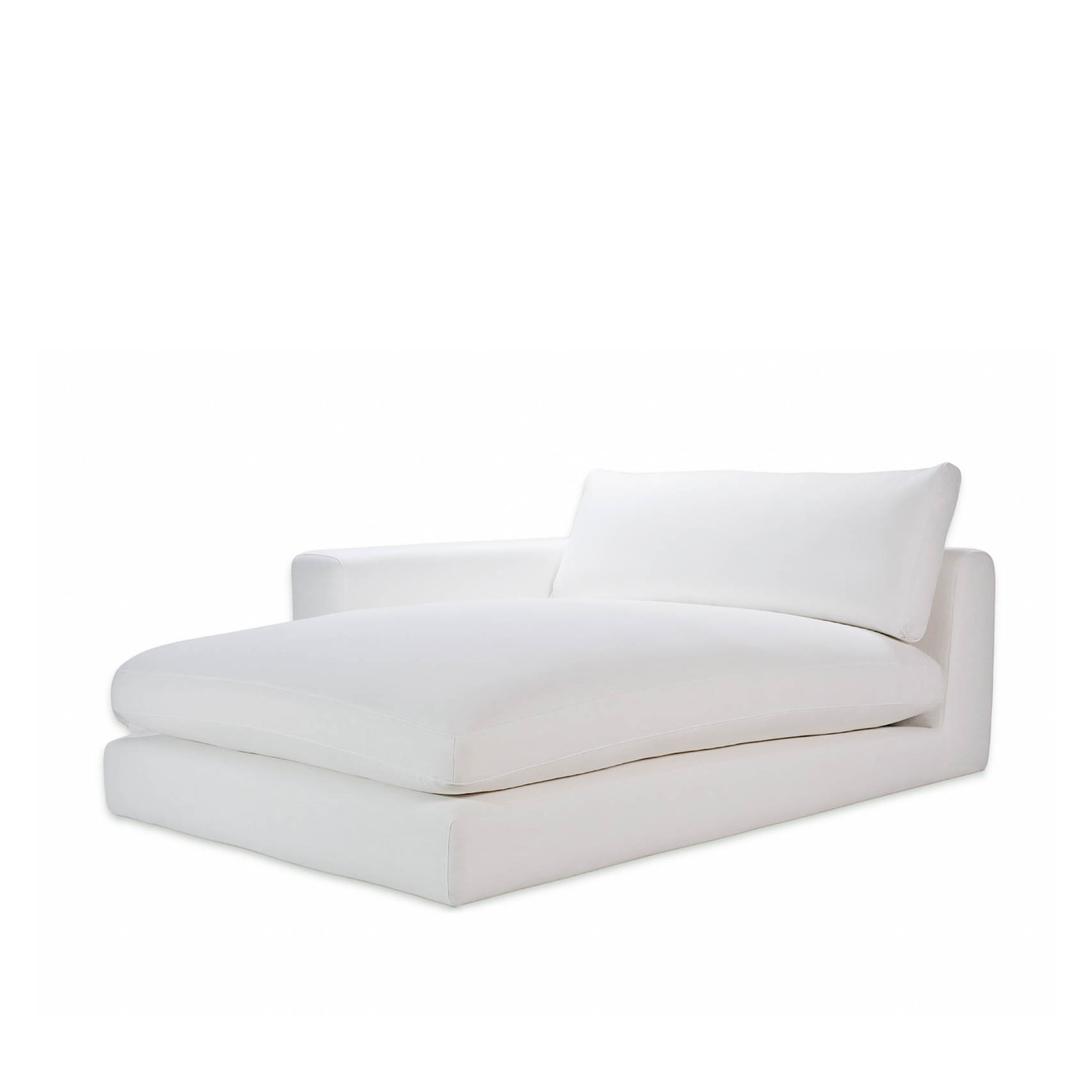 Capri 1.5-sits Divanmodul Vänster Armstöd White 142x184