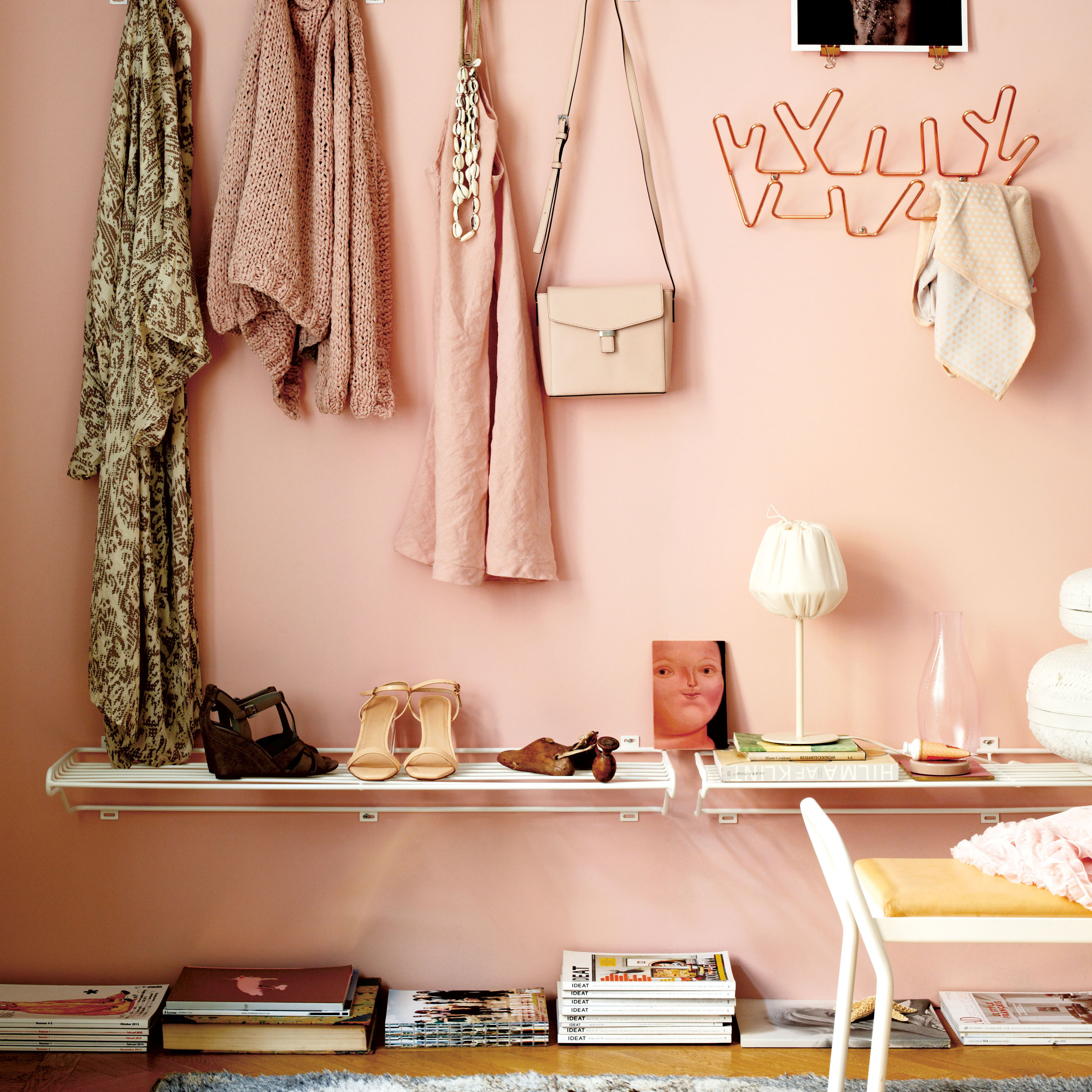 Maze Shoe Shelf Shoe Rack White Large