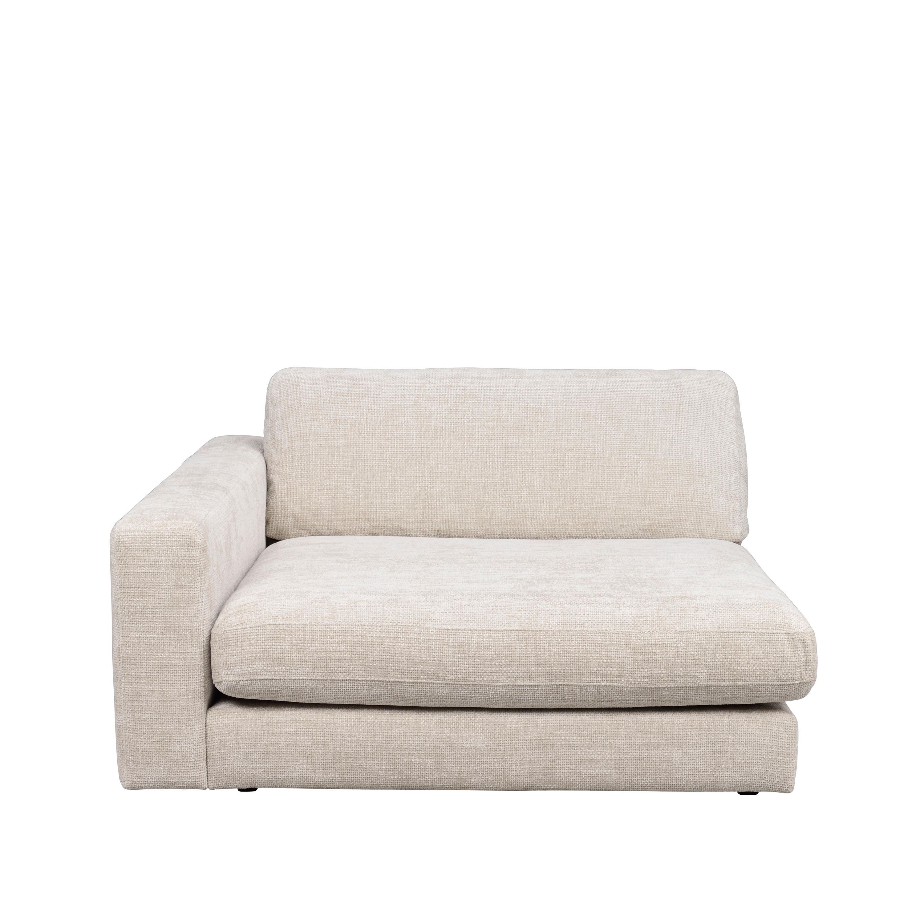 Duncan 1.5-sits Modul Schäslong Vänster Ljusgrå