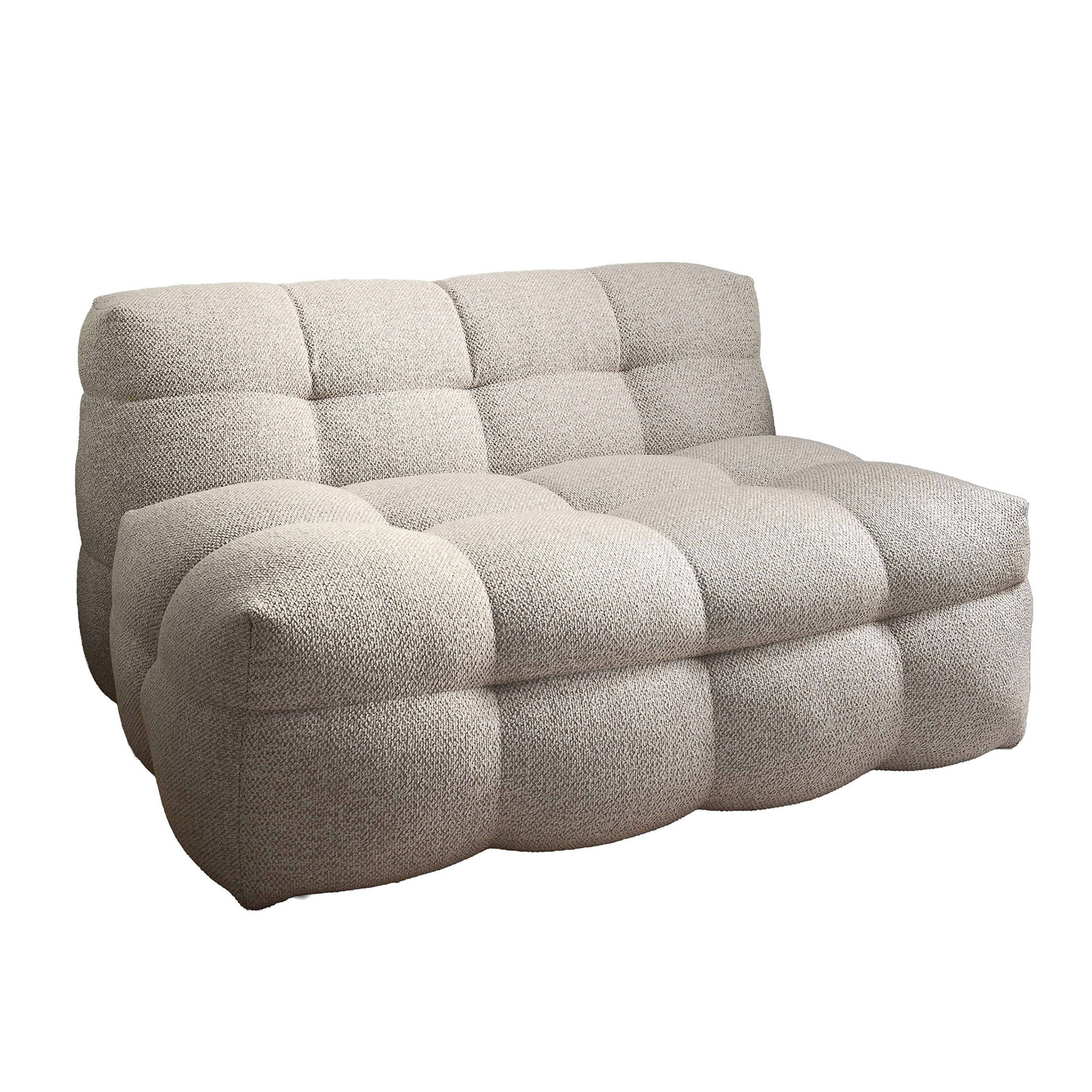 Billie Loungestol Beige Bouclé 120cm