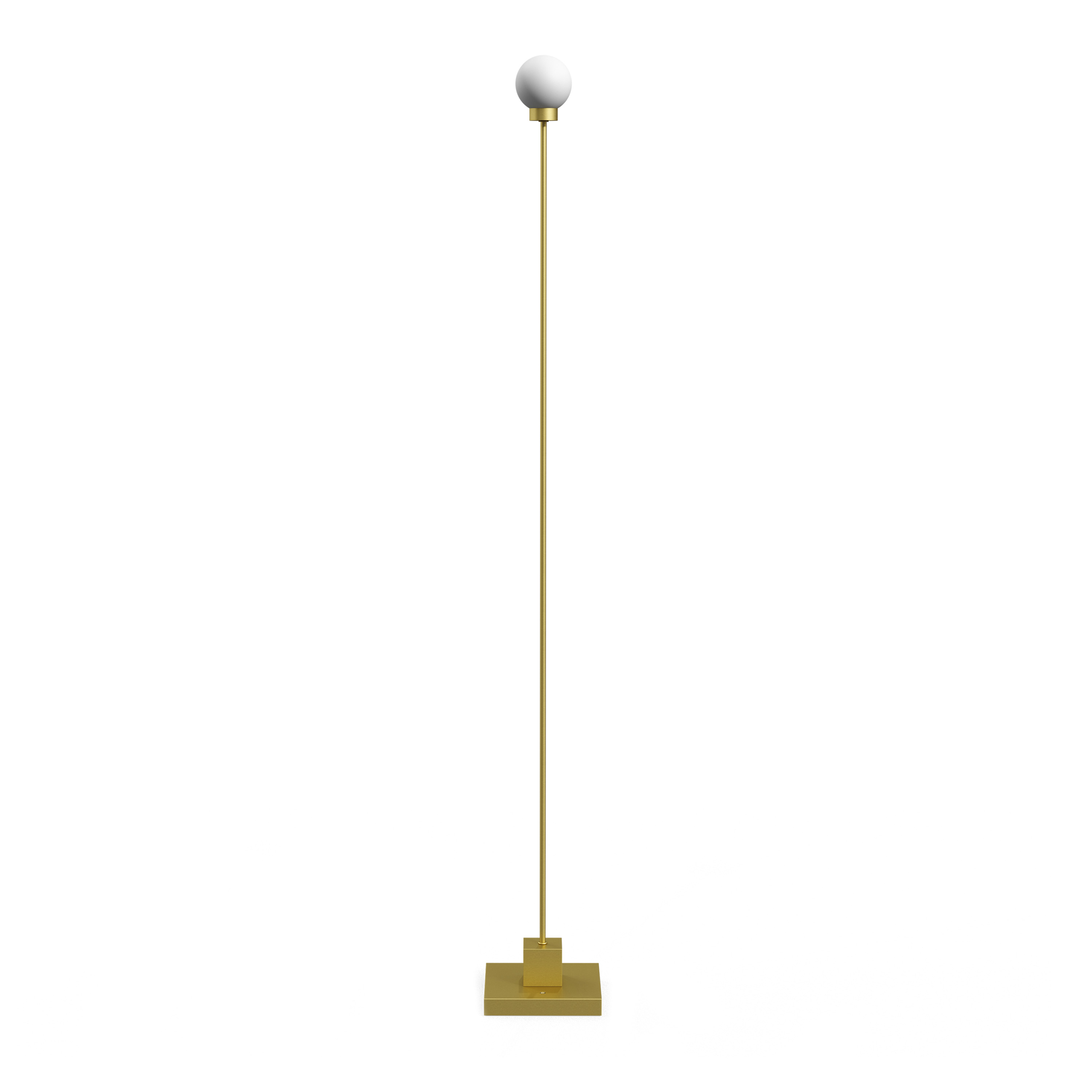 Snowball Golvlampa Portabel Brass