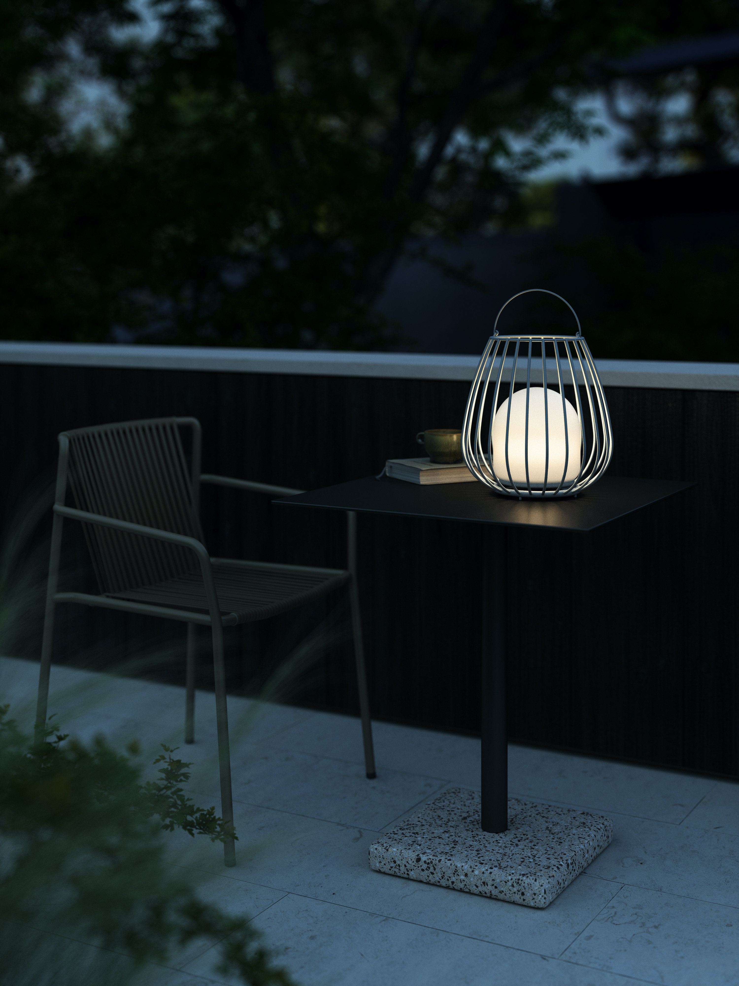 Nordlux Jim To-Go Uppladdningsbar Golv/Bordslampa Grå