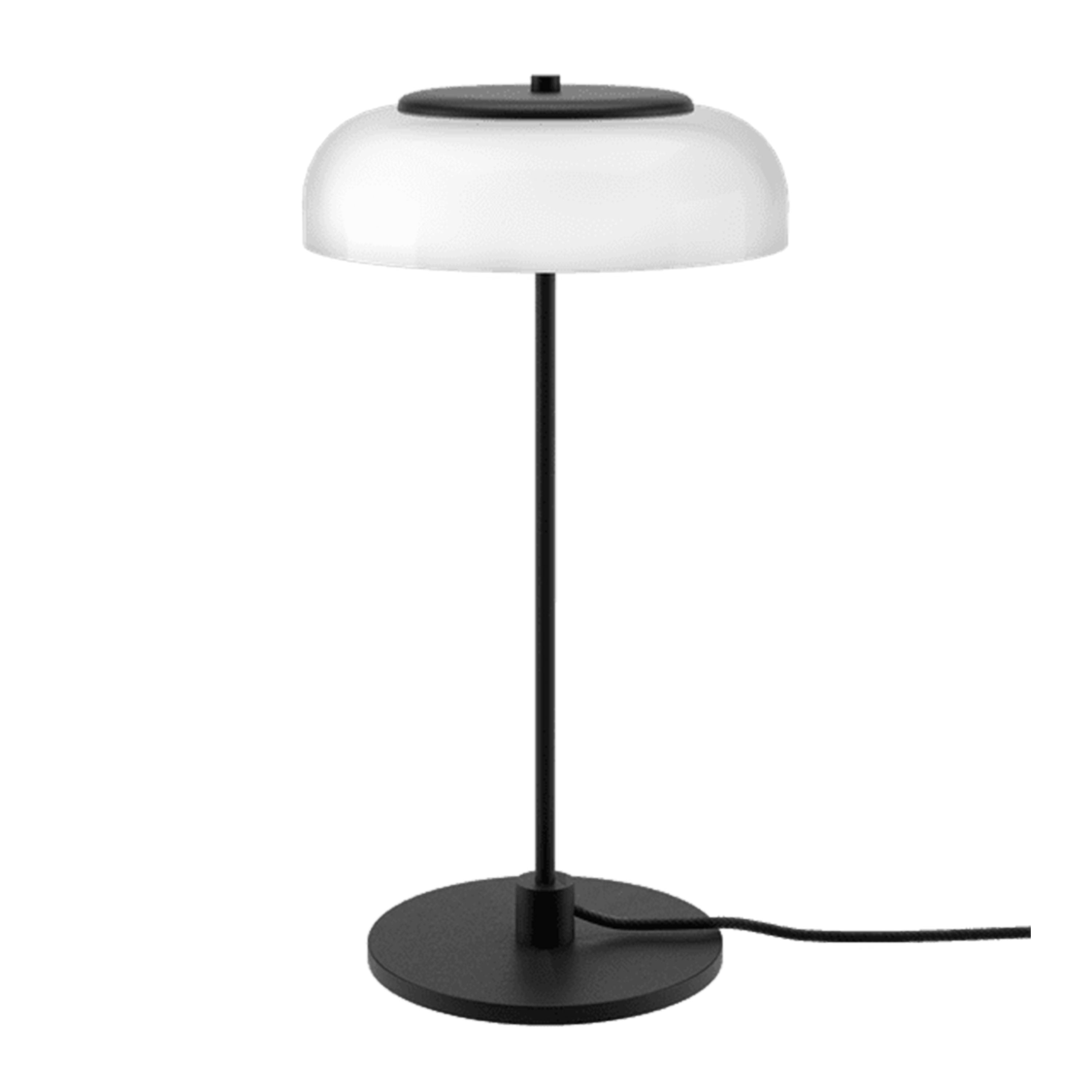 Blossi Bordslampa Black/Opal Ø23