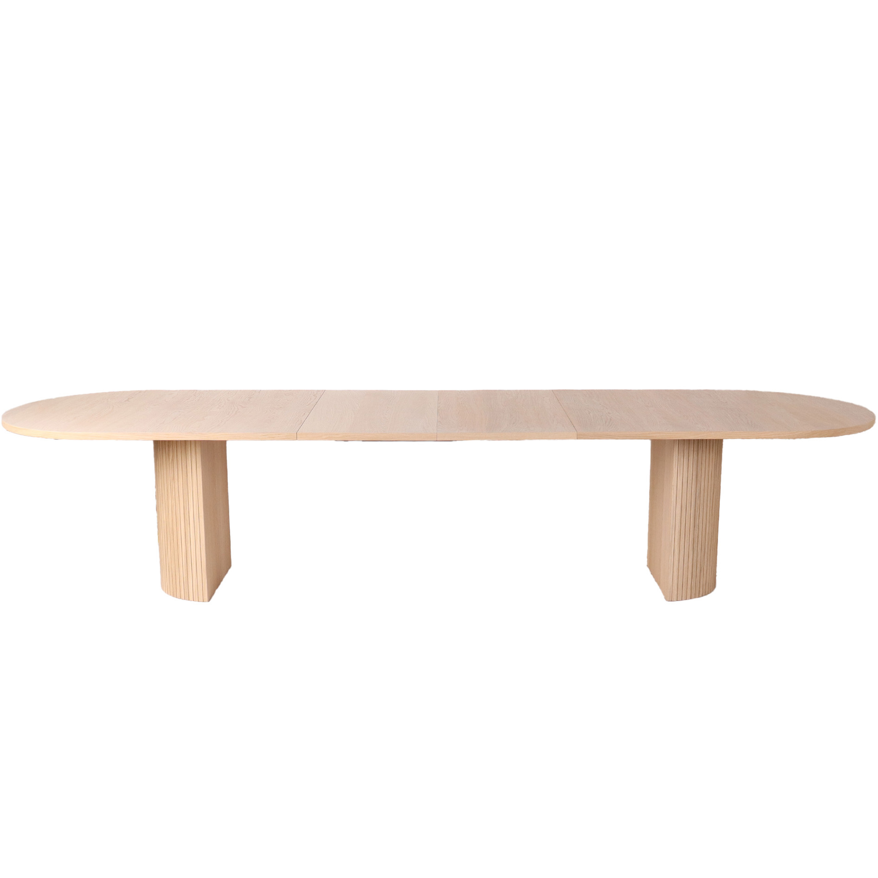 Bauer Spisebord Hvitoljet Eik 250+50+50